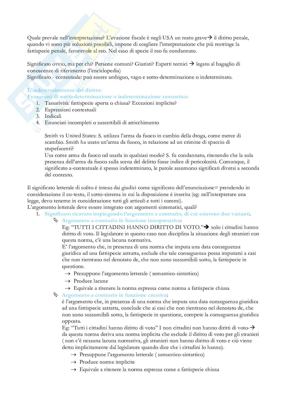 Appunti lezione Teoria generale del diritto  Pag. 21