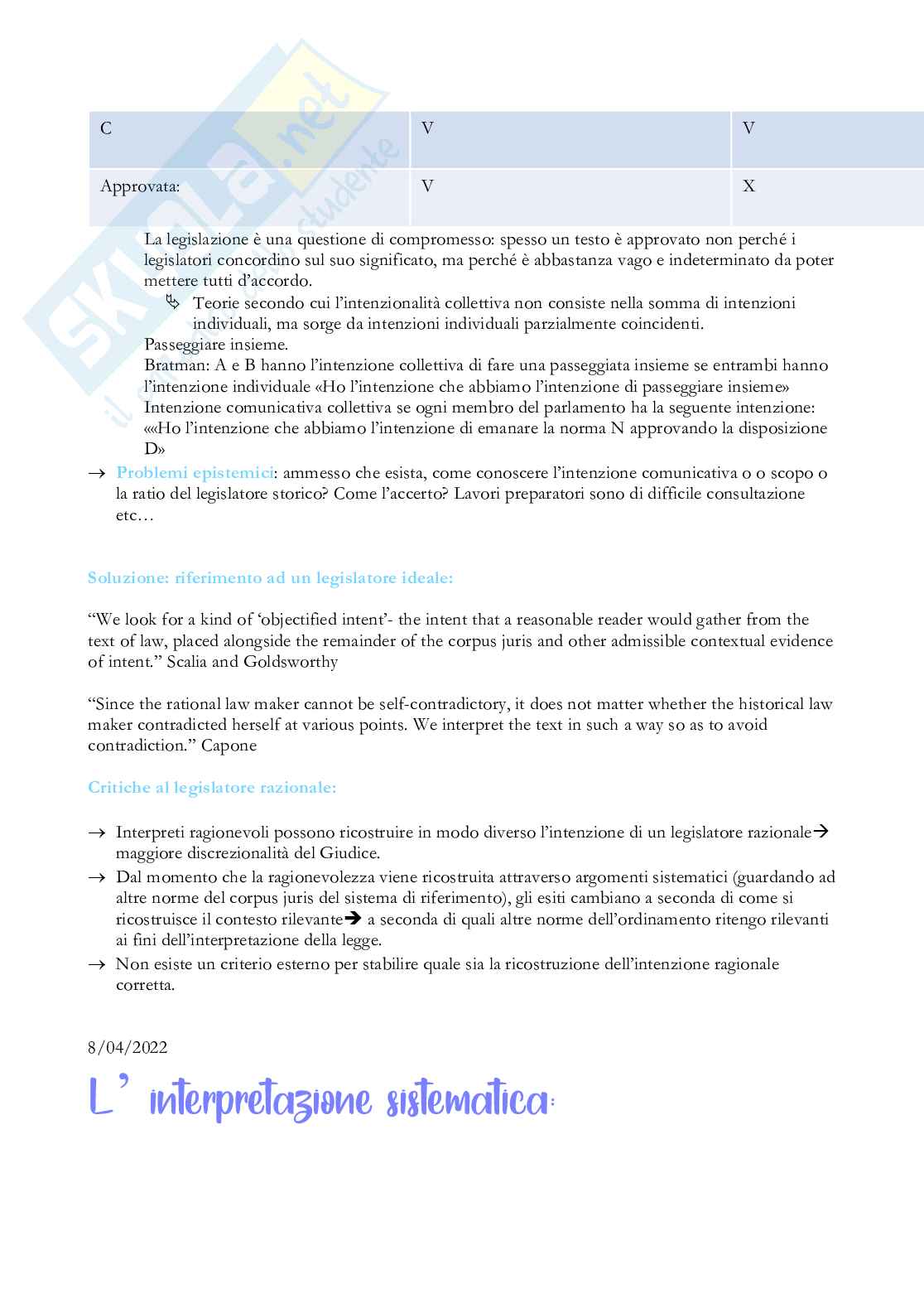 Appunti lezione Teoria generale del diritto  Pag. 26