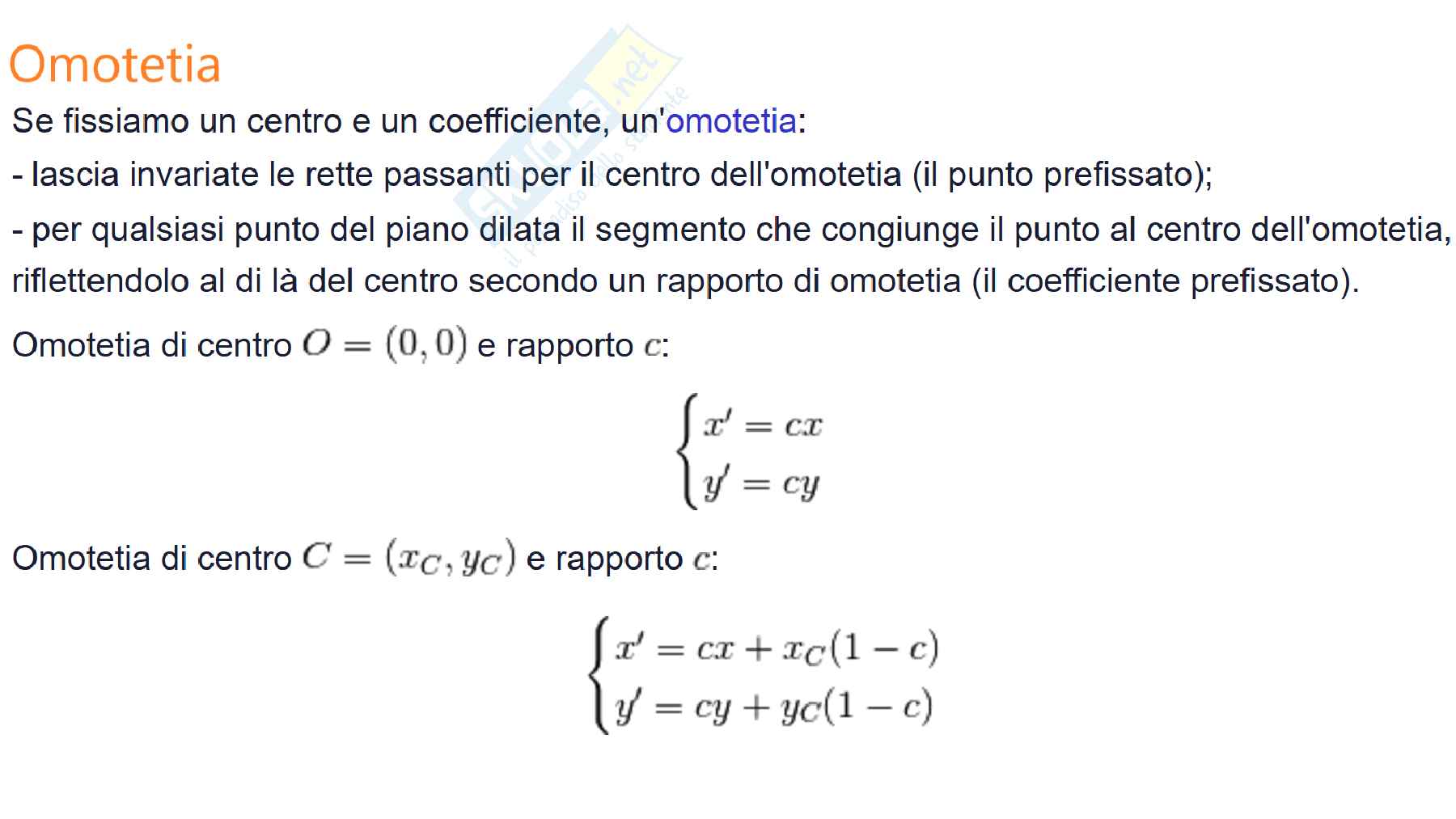 Geometria analitica Pag. 6