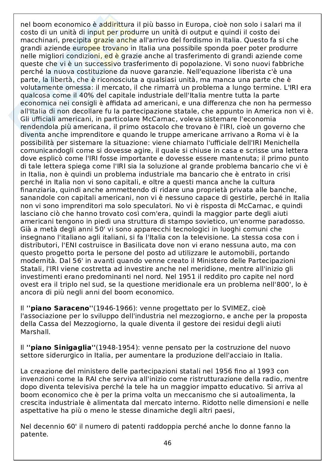 Storia economica Pag. 46
