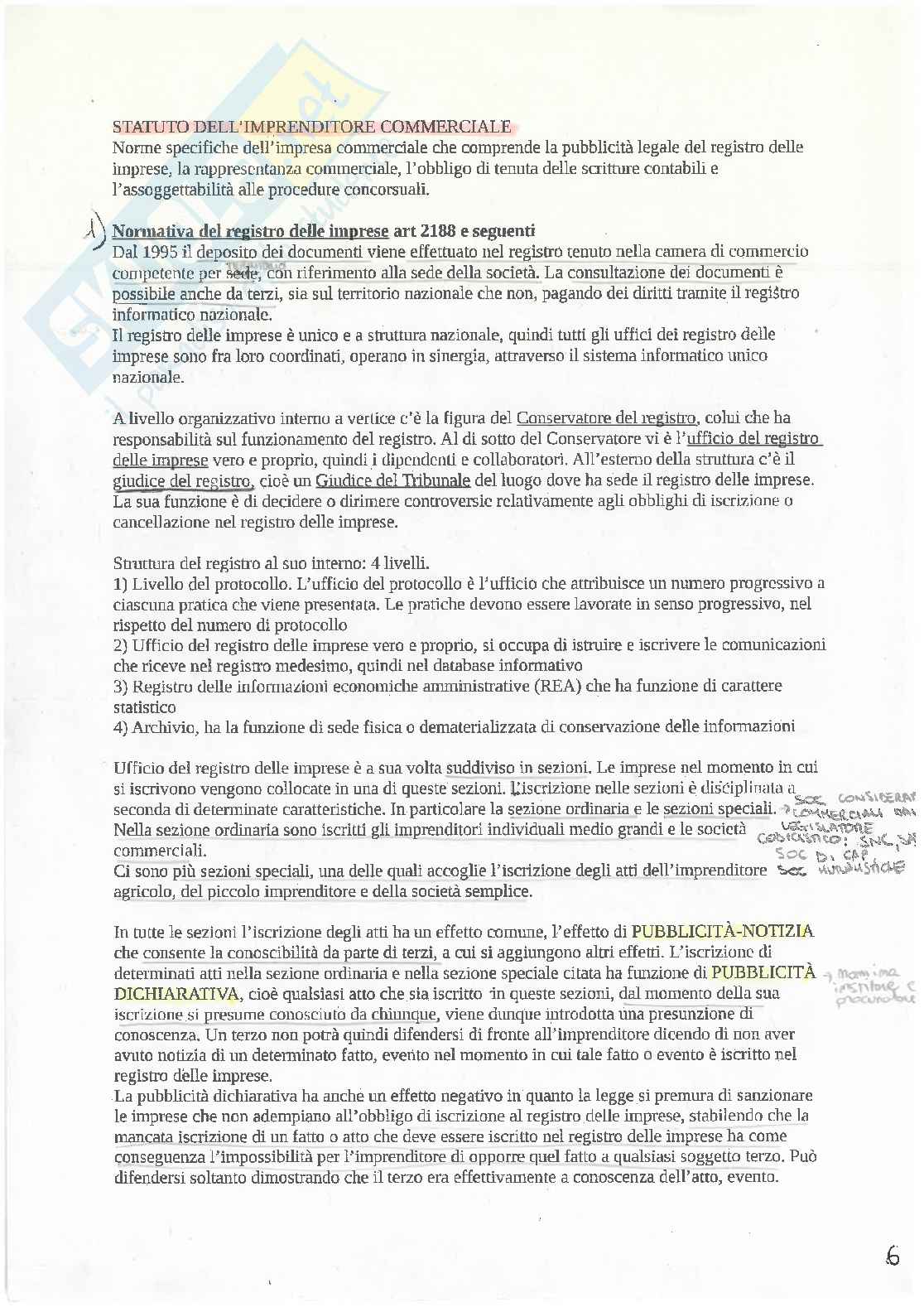 Appunti di Diritto commerciale Pag. 6