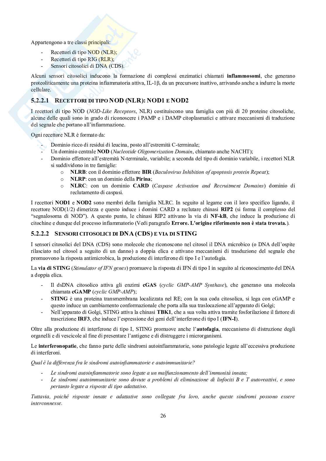 Appunti di Immunologia Pag. 26