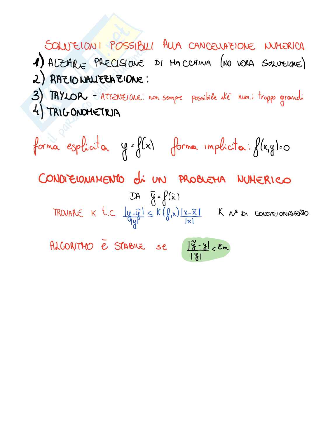 Calcolo numerico Pag. 2