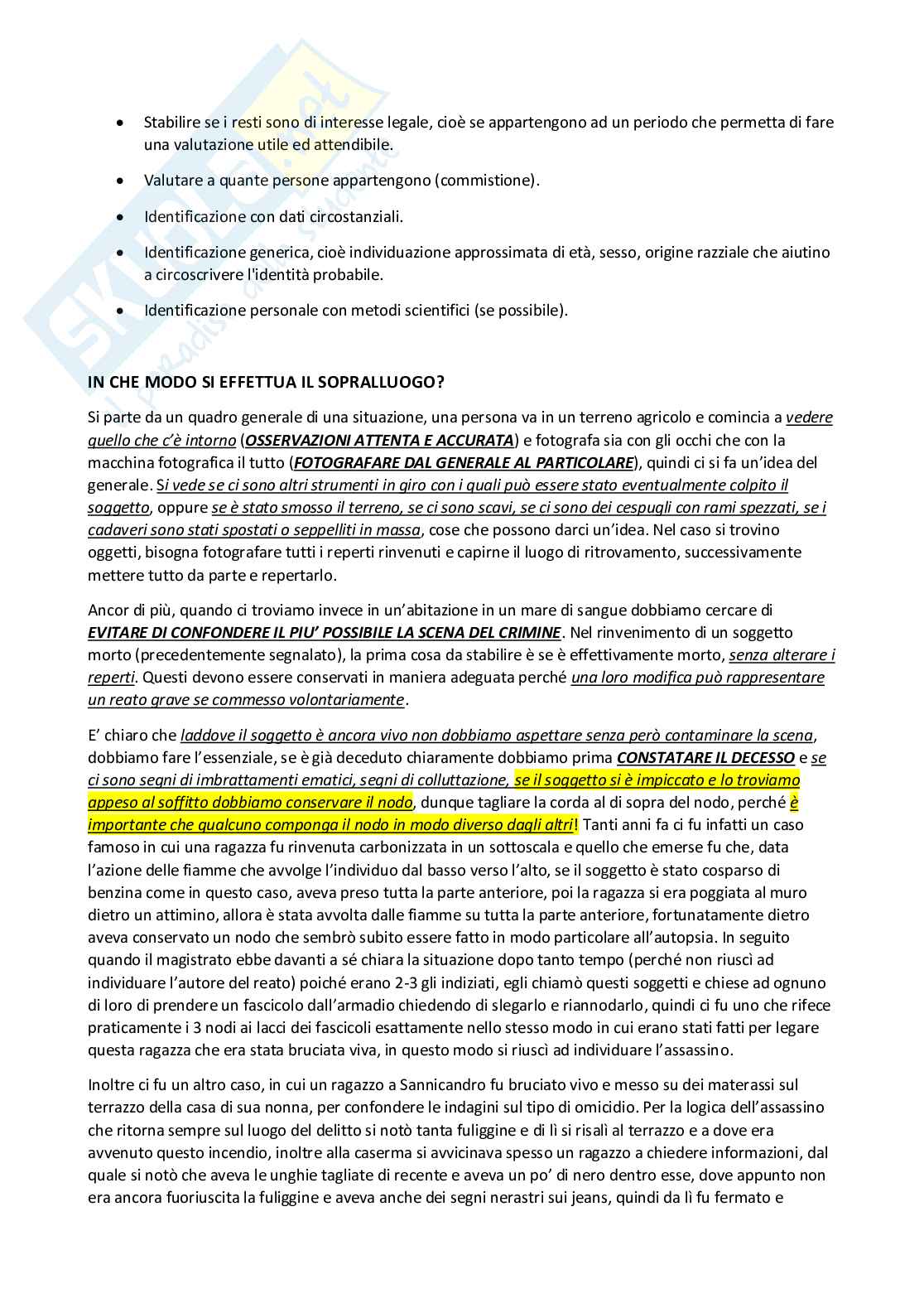 Medicina legale Pag. 6