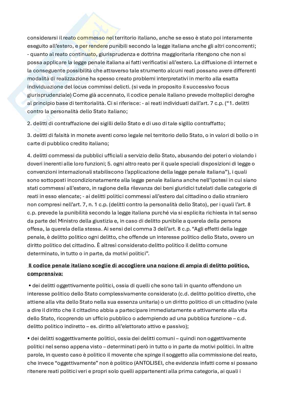 Riassunto esame Diritto penale, Prof. Militello Vincenzo, libro consigliato Principi di diritto penale, Pagliaro Pag. 11