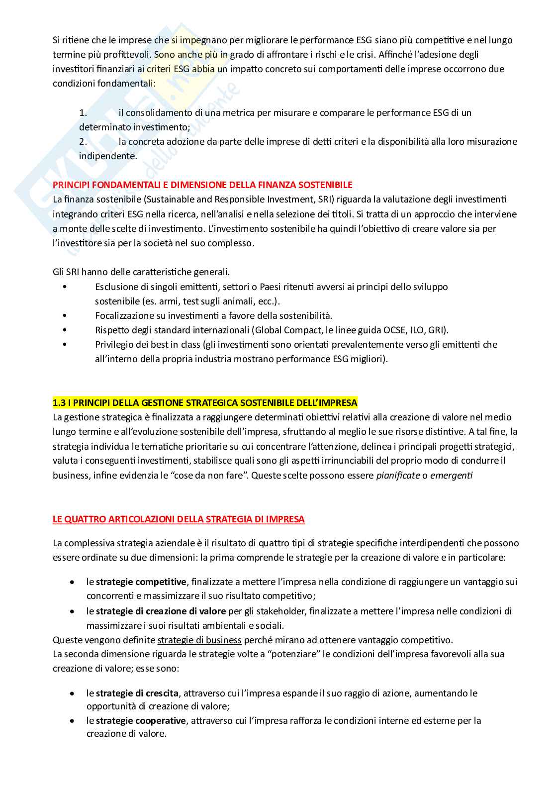 Appunti Economia e gestione delle imprese Pag. 6