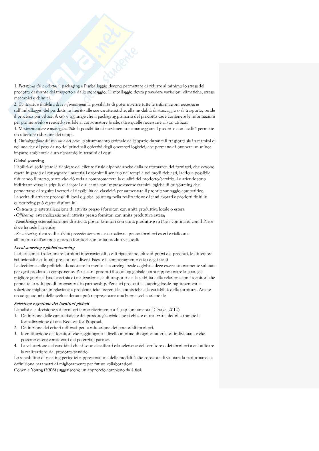 Appunti completi di supply chain e logistica Pag. 86