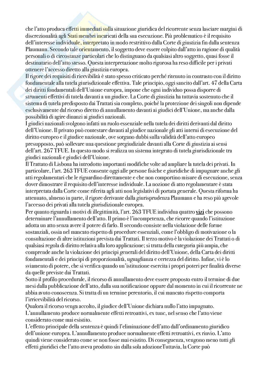 Riassunto esame Diritto dell'Unione Europea, Prof. Adinolfi Adelina, libro consigliato Introduzione al diritto dell’Unione Europea, Gaja, Adinolfi Pag. 51