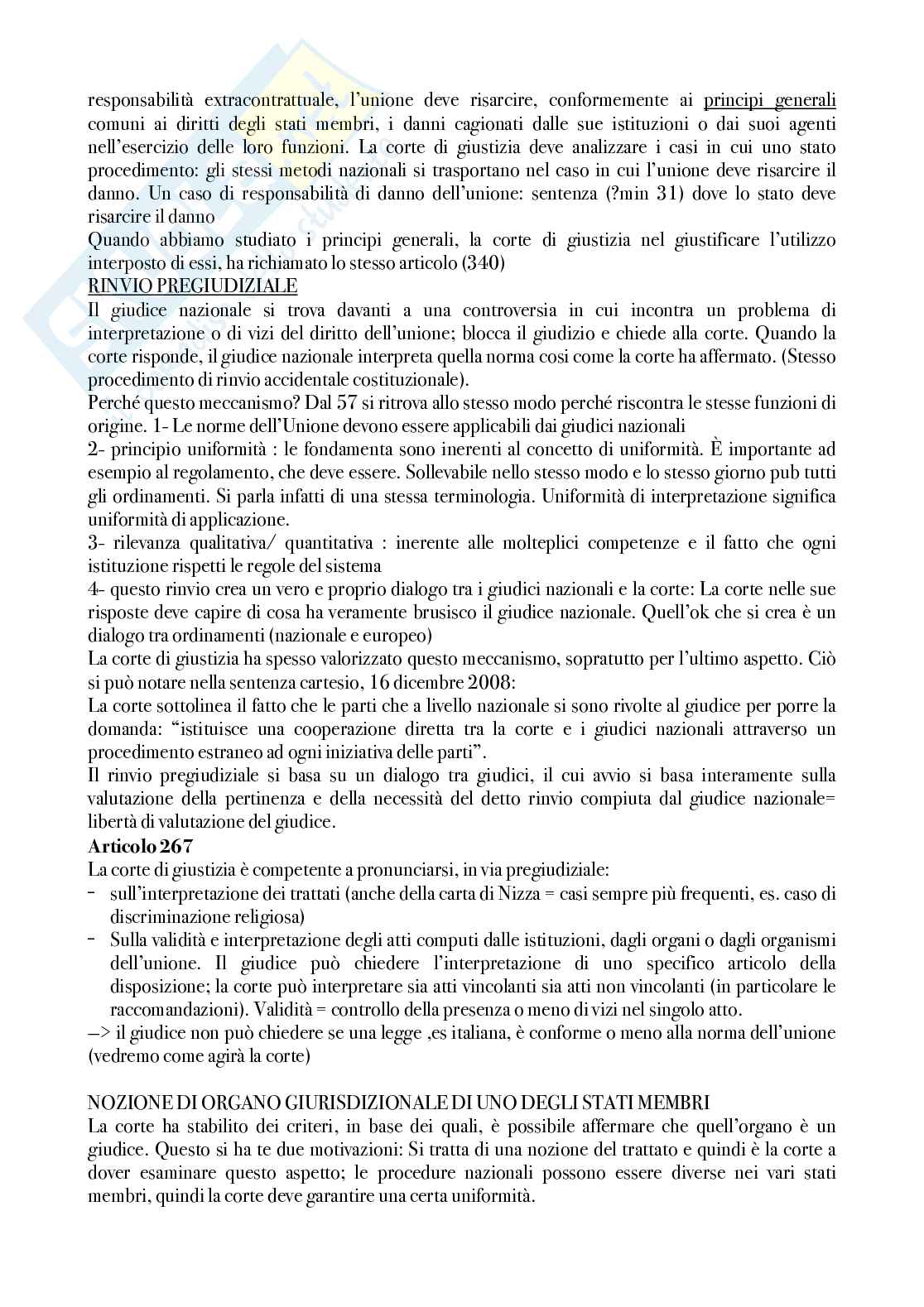 Riassunto esame Diritto dell'Unione Europea, Prof. Adinolfi Adelina, libro consigliato Introduzione al diritto dell’Unione Europea, Gaja, Adinolfi Pag. 56