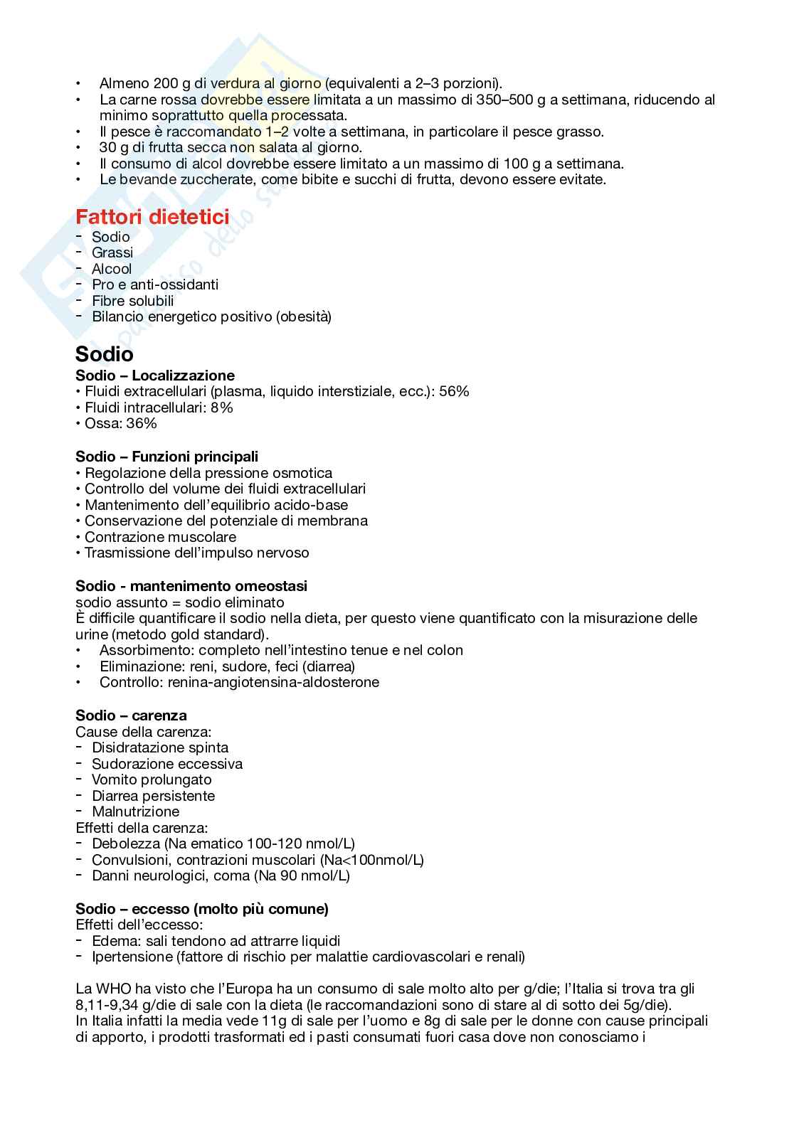 Appunti di Alimentazione e promozione della salute  Pag. 41