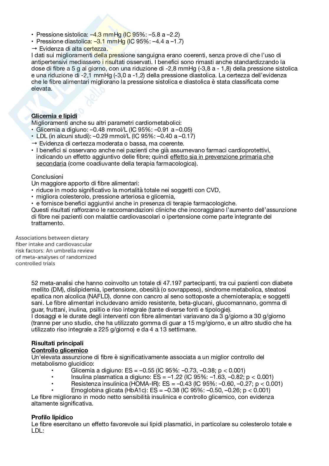 Appunti di Alimentazione e promozione della salute  Pag. 61