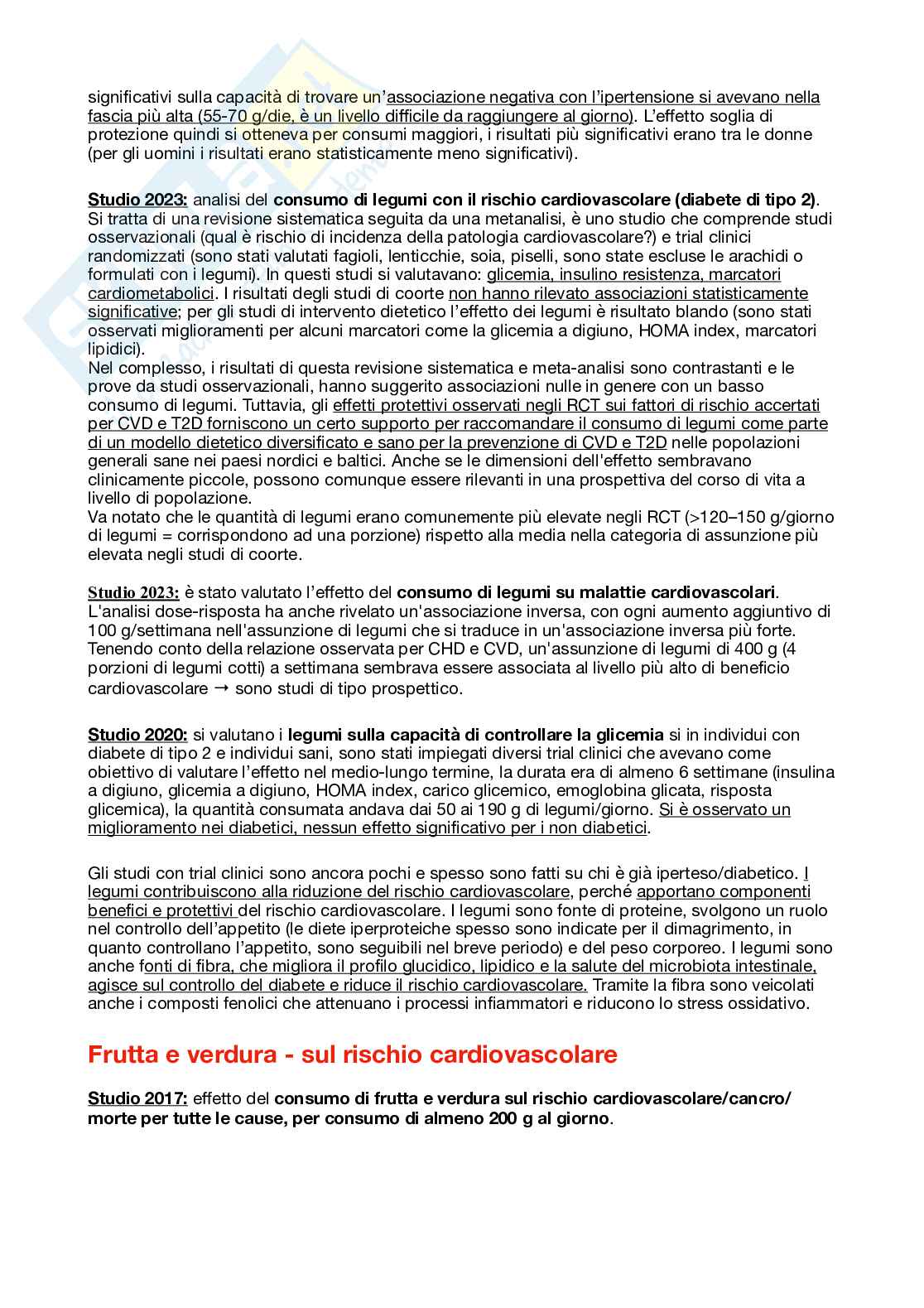 Appunti di Alimentazione e promozione della salute  Pag. 66