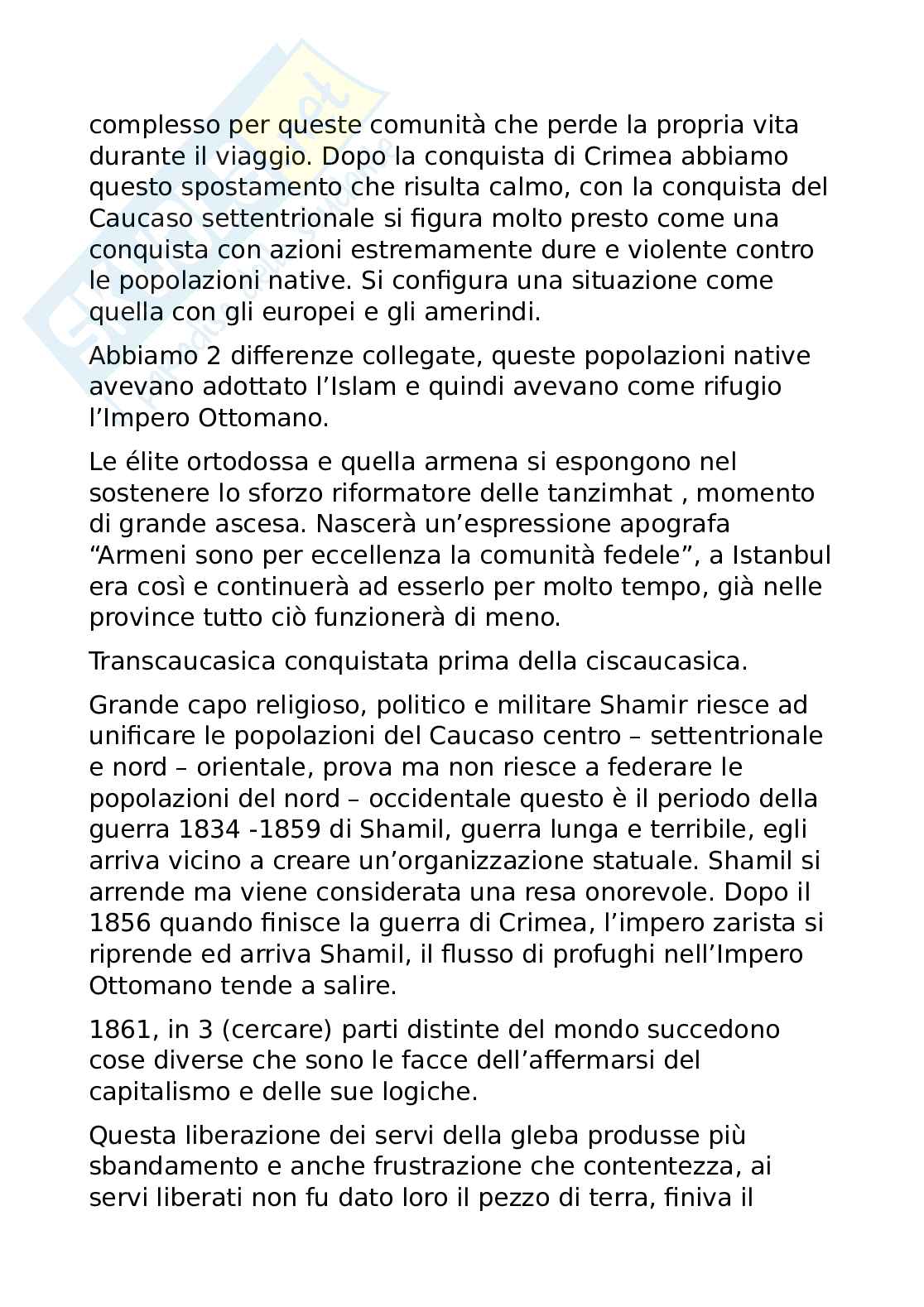 Riassunto esame Storia dell'eurasia, Prof. Rossi Fabio, libro consigliato La fine del potere ottomano. L’ultimo sultano, l’ultimo califfo, gli ultimi gran visir, Grassi Pag. 2