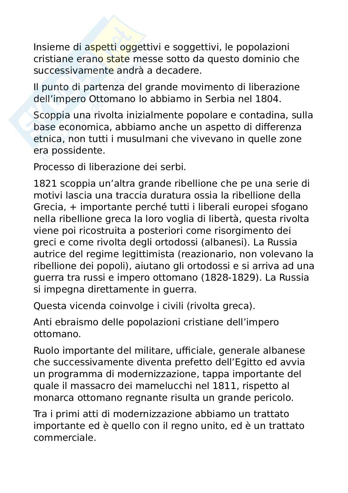 Riassunto esame Storia dell'eurasia, Prof. Rossi Fabio, libro consigliato La fine del potere ottomano. L’ultimo sultano, l’ultimo califfo, gli ultimi gran visir, Grassi Pag. 6
