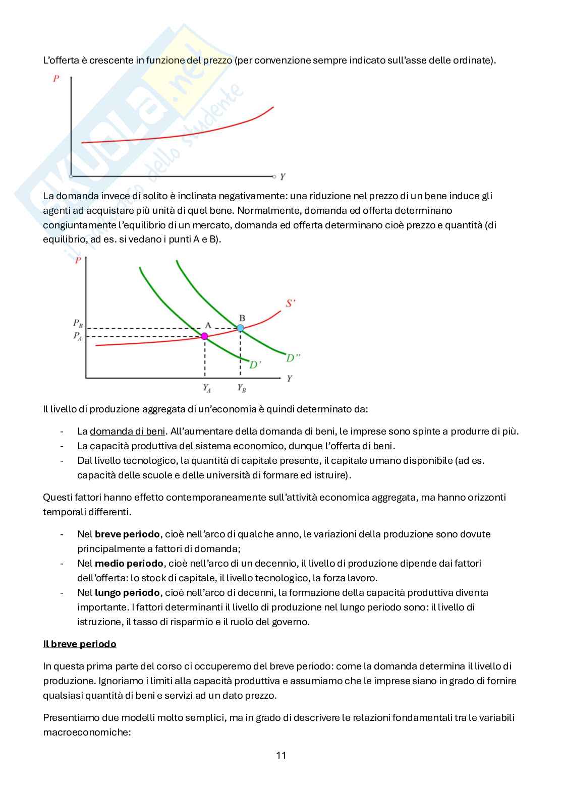 Macroeconomia – Teoria completa 1°+2° parziale + formulario (173 pag) Pag. 11