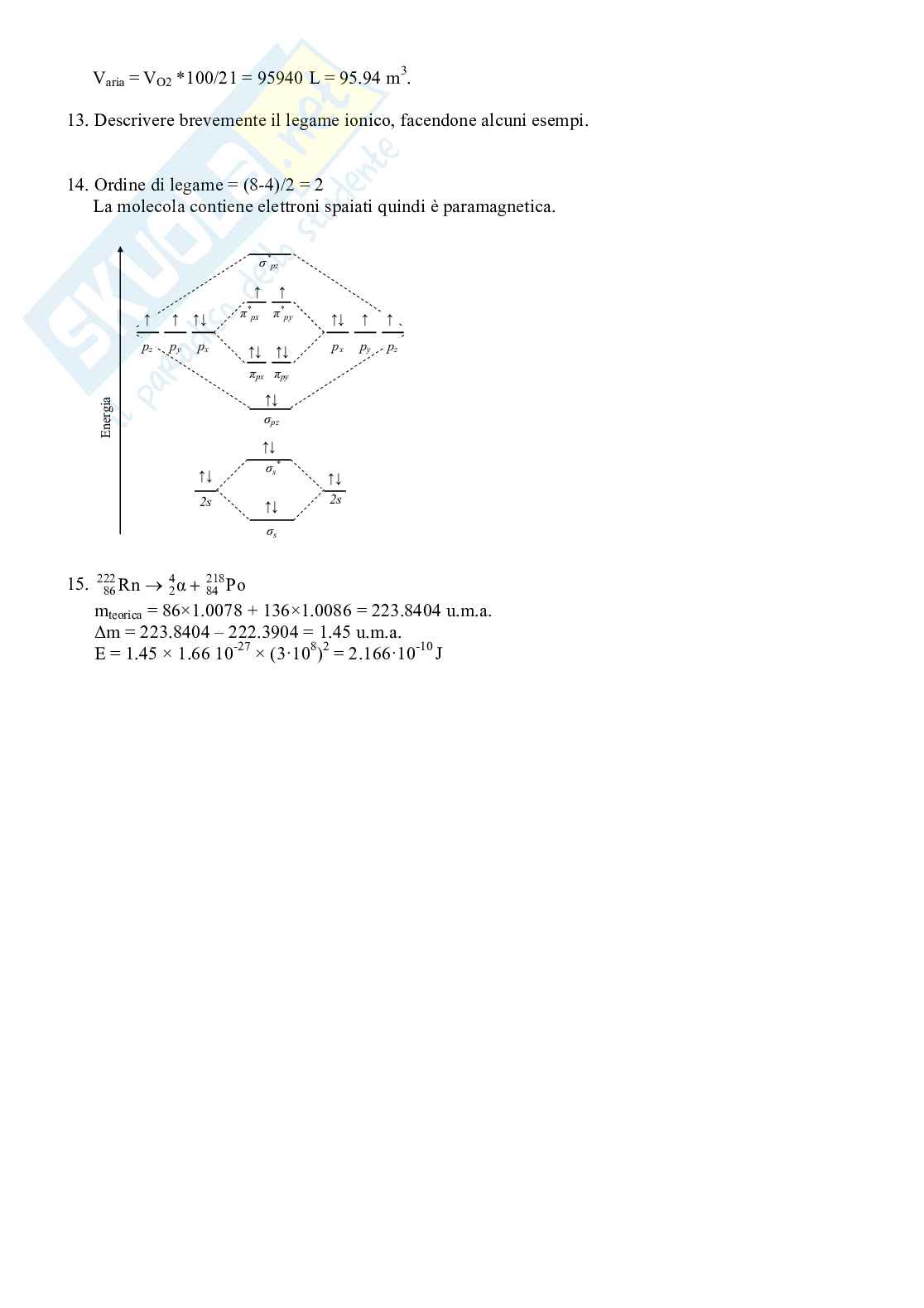 Esami Chimica organica Pag. 6