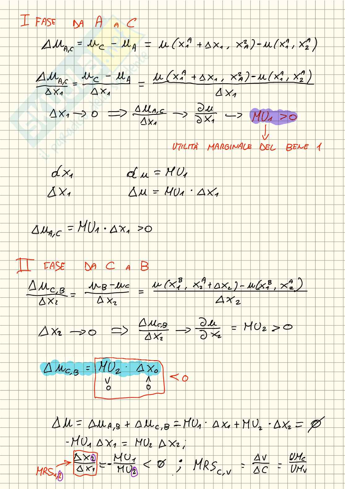 Mappa di indifferenza del consumatore+funzione di utilità+mrs+beni pereftti sostituti e complementari Pag. 6