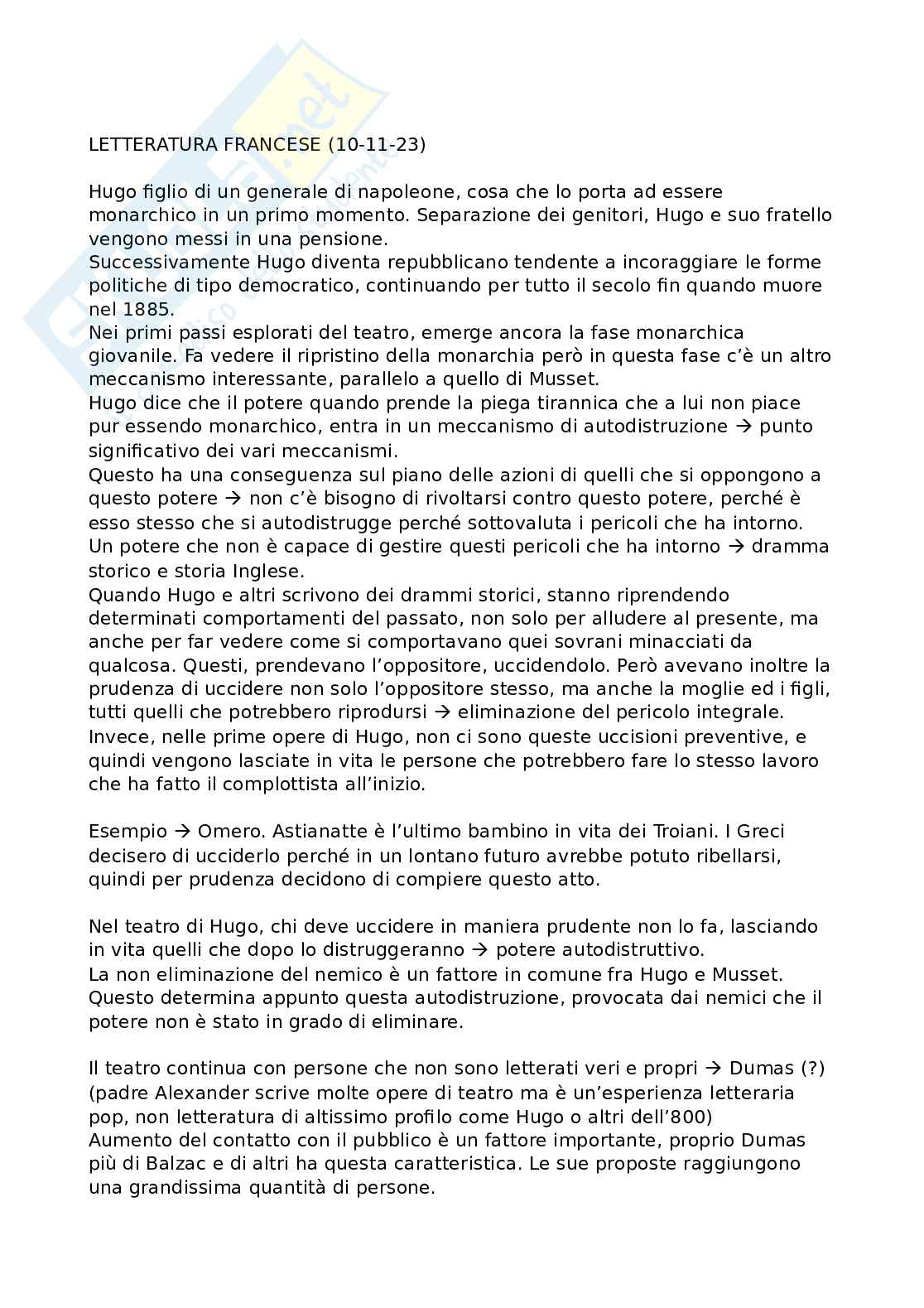 Letteratura francese 1 - Appunti completi del corso Pag. 61