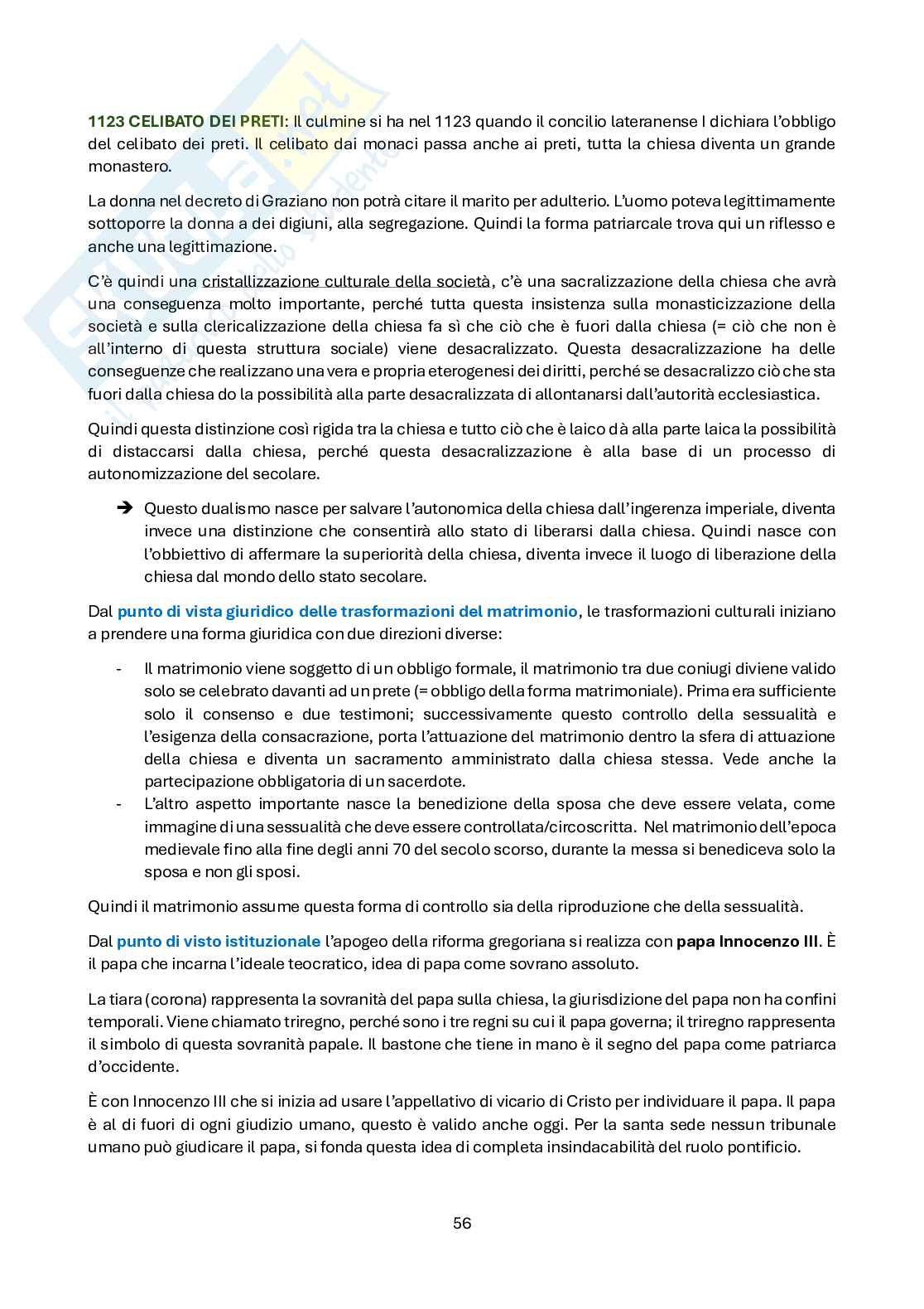 Appunti di Diritto canonico Pag. 56