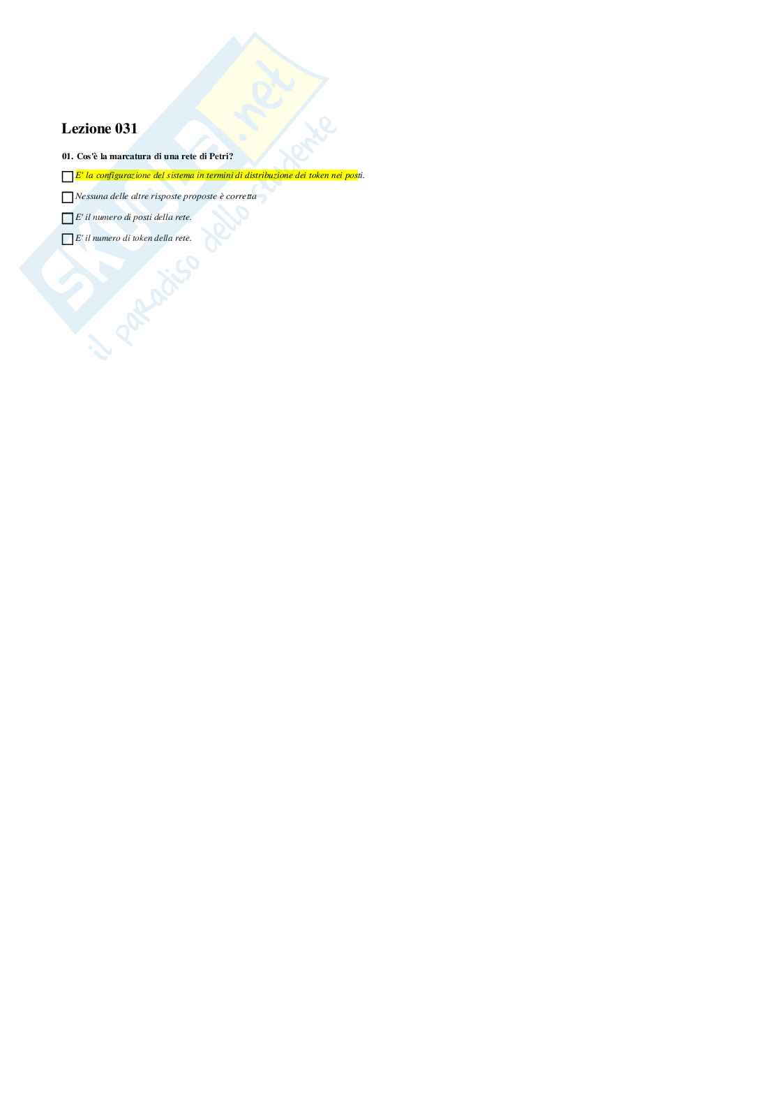 Analisi e modellistica dei sistemi Pag. 41