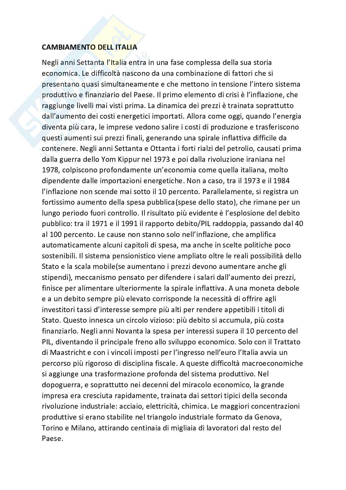 Secondo parziale di Storia economica Pag. 2