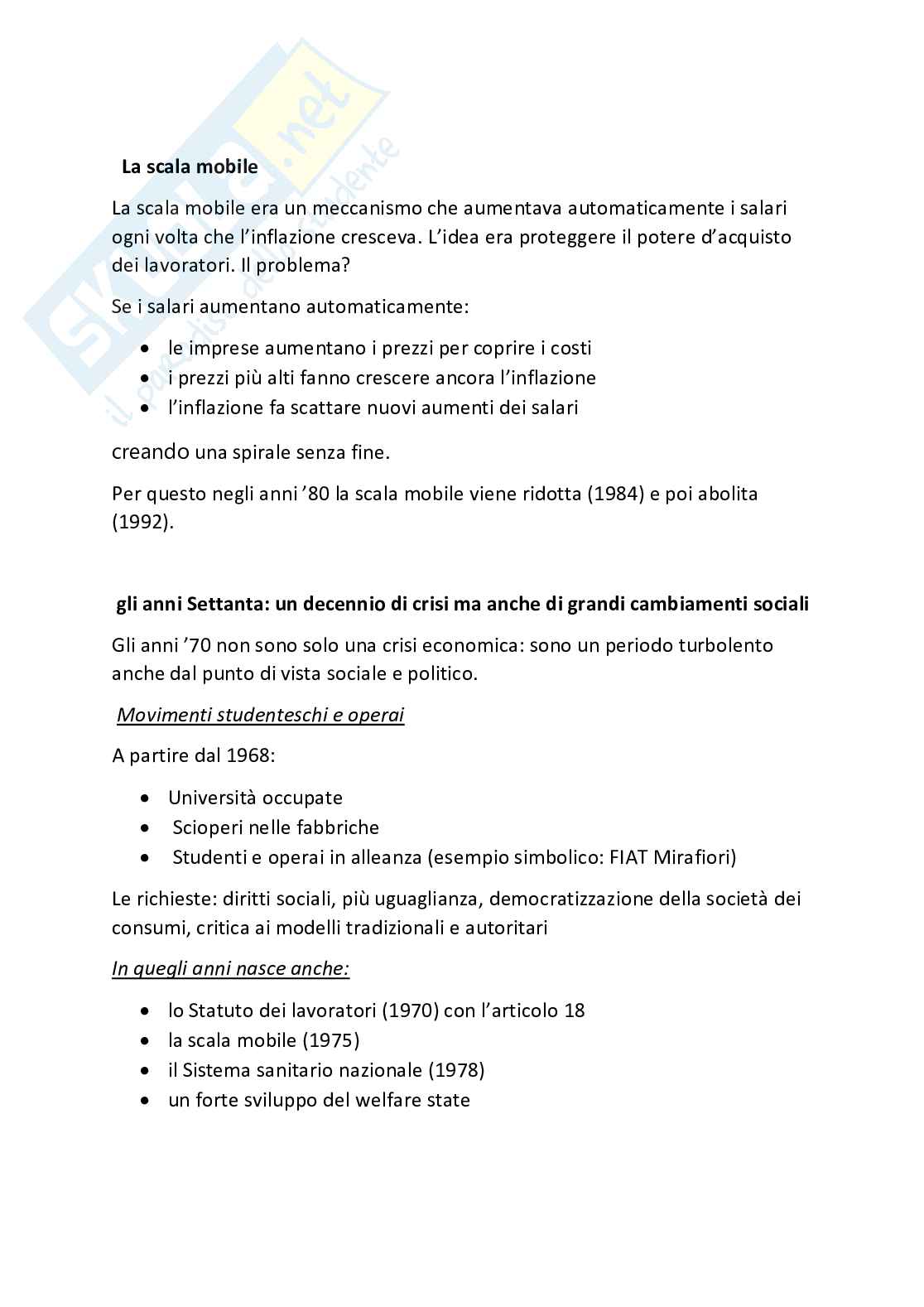 Secondo parziale di Storia economica Pag. 6