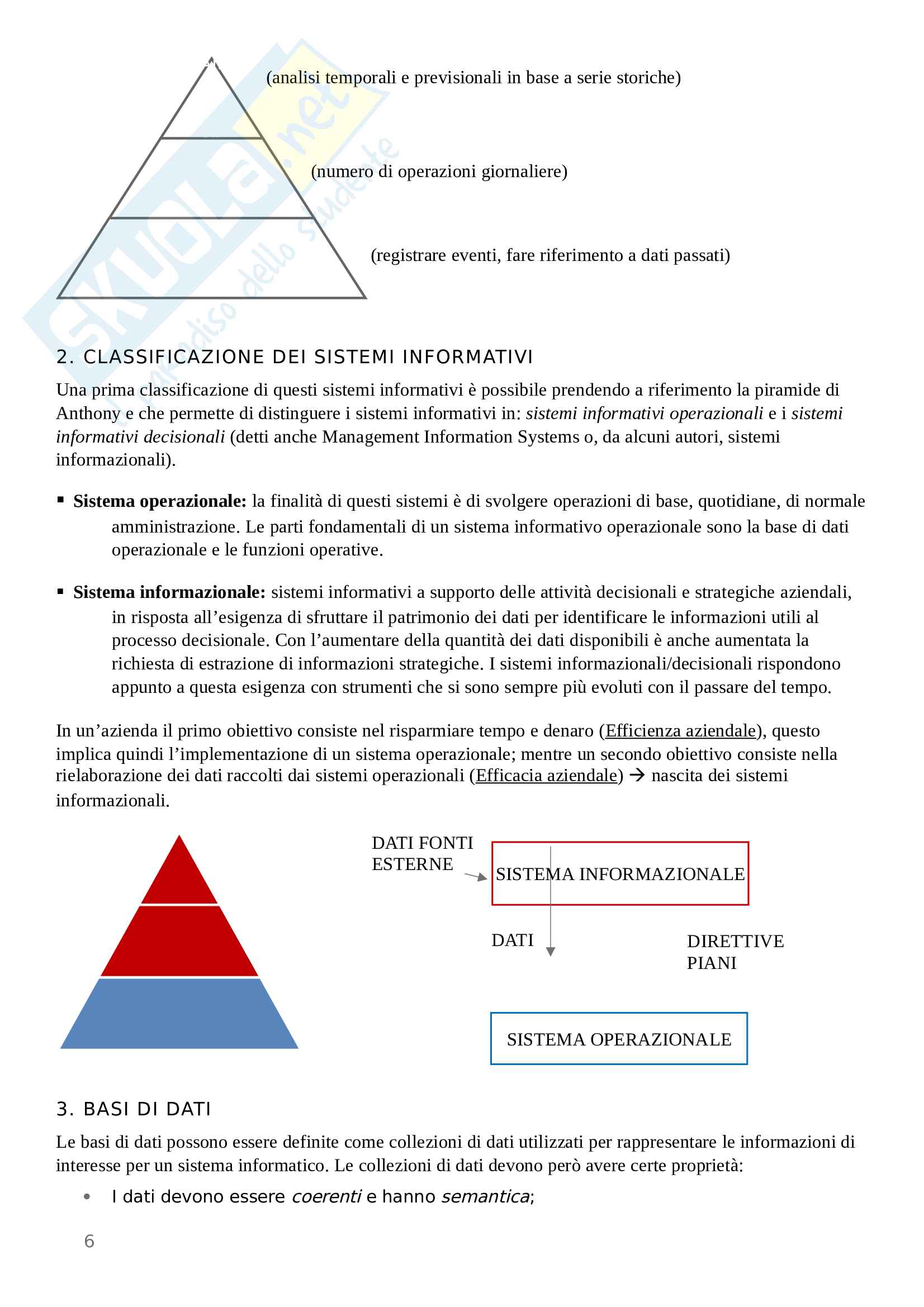 Riassunto esame Sistemi Informativi, prof. C. Cappiello Pag. 6