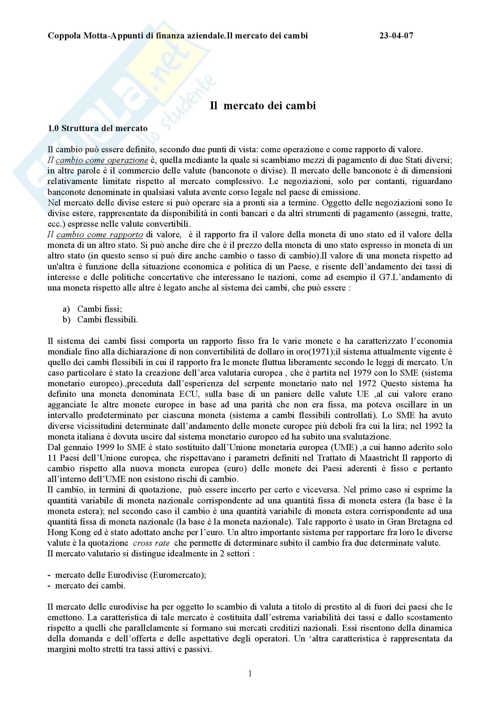 Finanza aziendale - glossario economico e finanziario Pag. 26