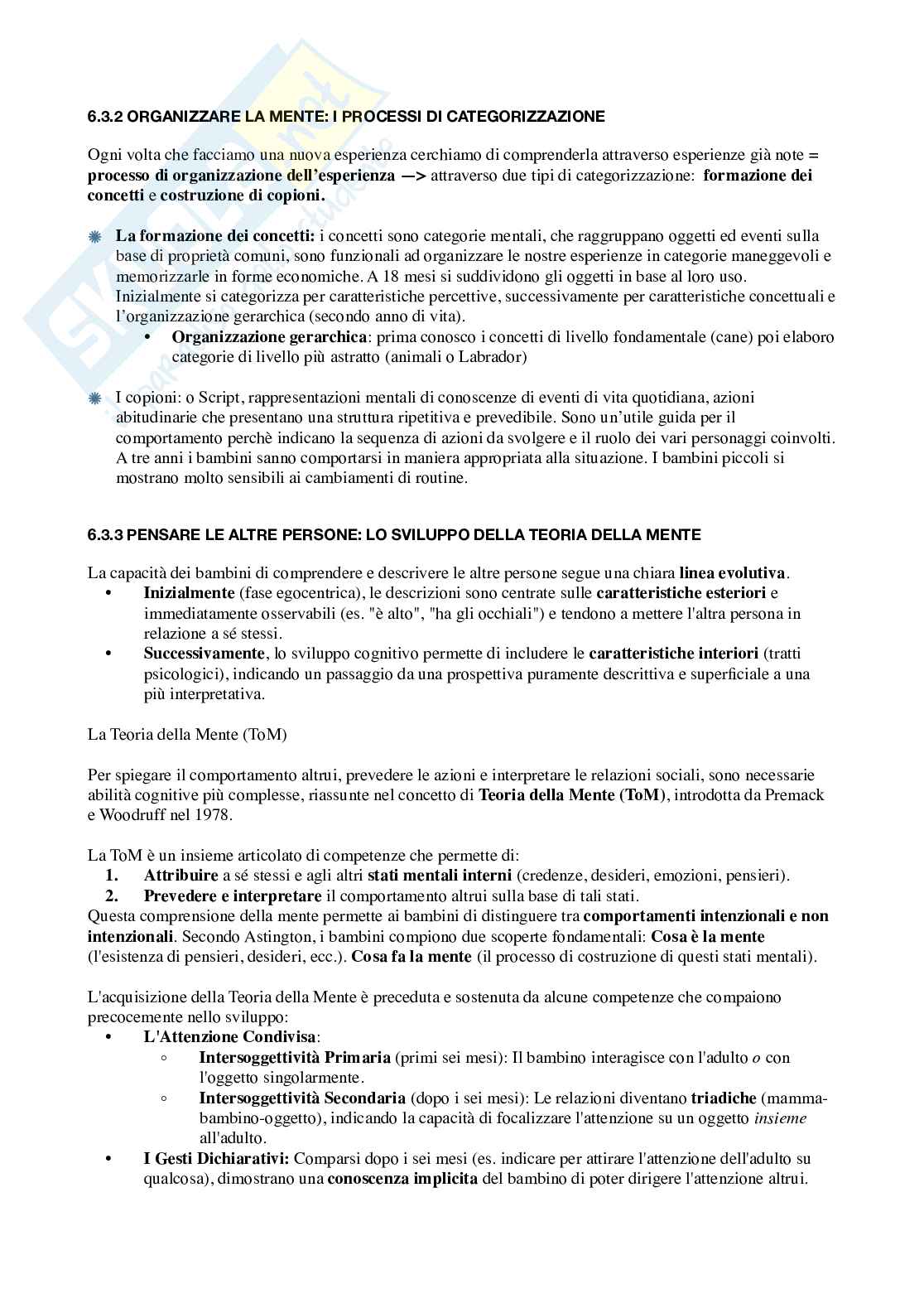 Riassunto esame Psicologia, Prof. Arace Angelica, libro consigliato Quando i bambini iniziano a... Psicologia dell'infanzia e primi passi nello sviluppo del sé , Arace Pag. 16