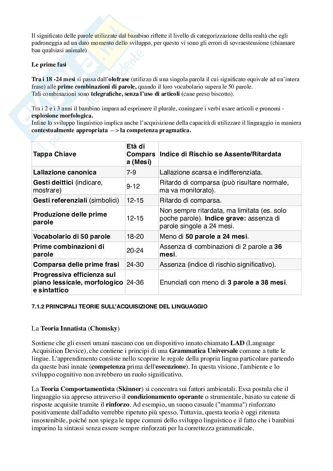 Riassunto esame Psicologia, Prof. Arace Angelica, libro consigliato Quando i bambini iniziano a... Psicologia dell'infanzia e primi passi nello sviluppo del sé , Arace Pag. 21