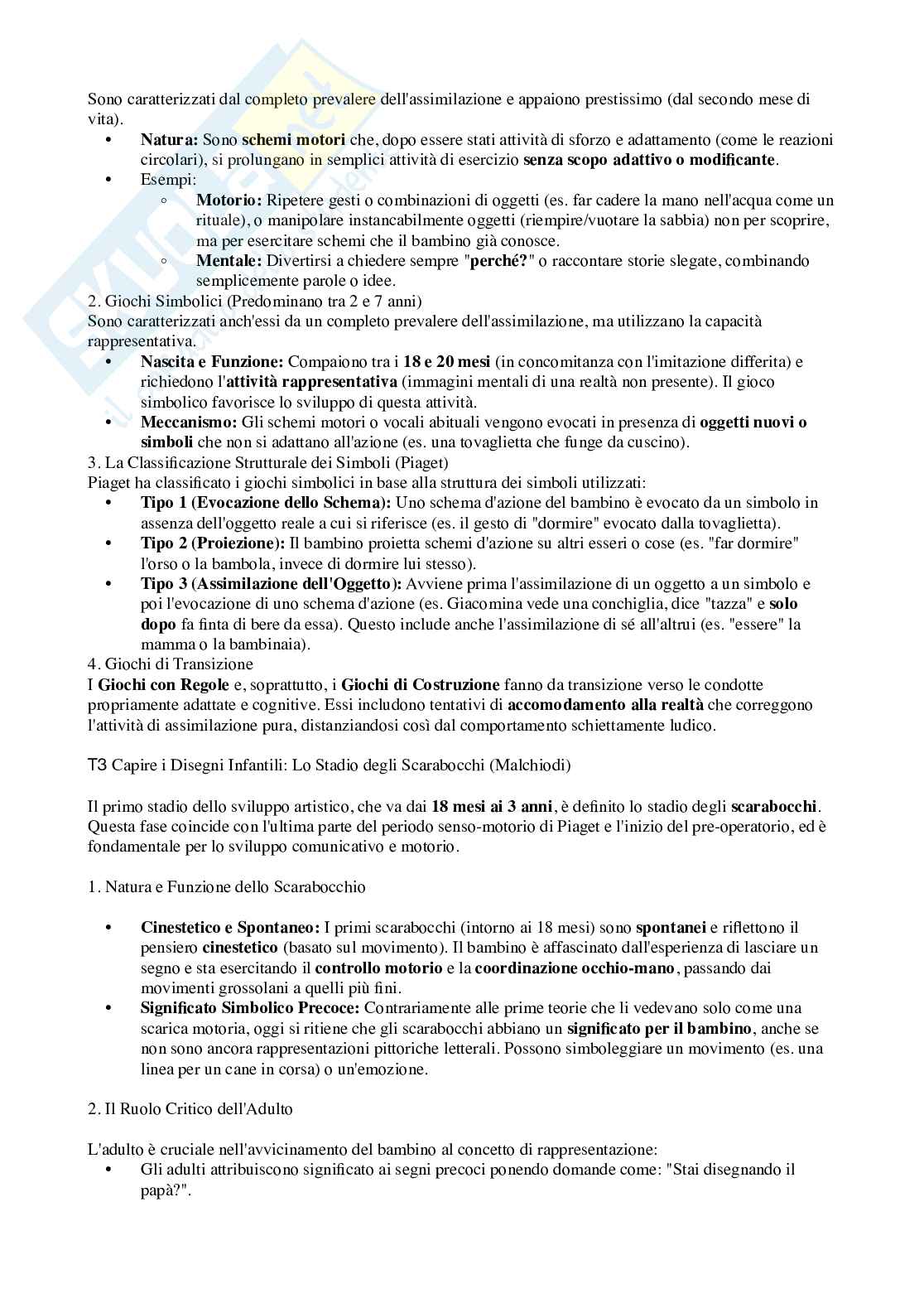 Riassunto esame Psicologia, Prof. Arace Angelica, libro consigliato Quando i bambini iniziano a... Psicologia dell'infanzia e primi passi nello sviluppo del sé , Arace Pag. 26