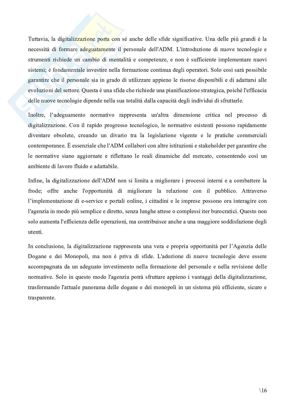 Tracce prova scritta Concorso AGD Agenzia Dogane Monopoli 564 Funzionari - Quiz svolti con soluzione per Funzionario amministrativo tributario esperto comunicazione Pag. 16