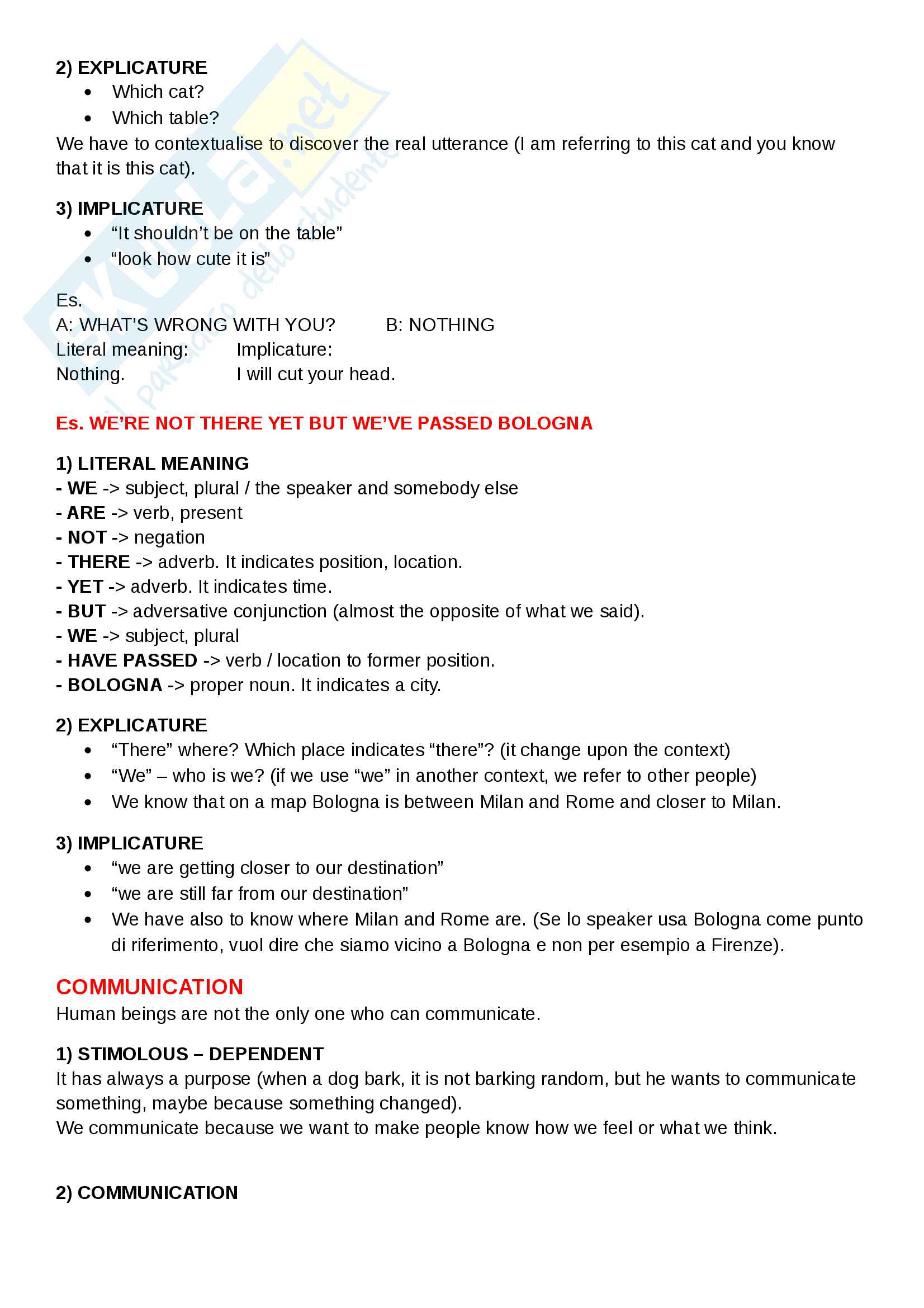 Appunti di linguistica inglese - Semantica Pag. 2