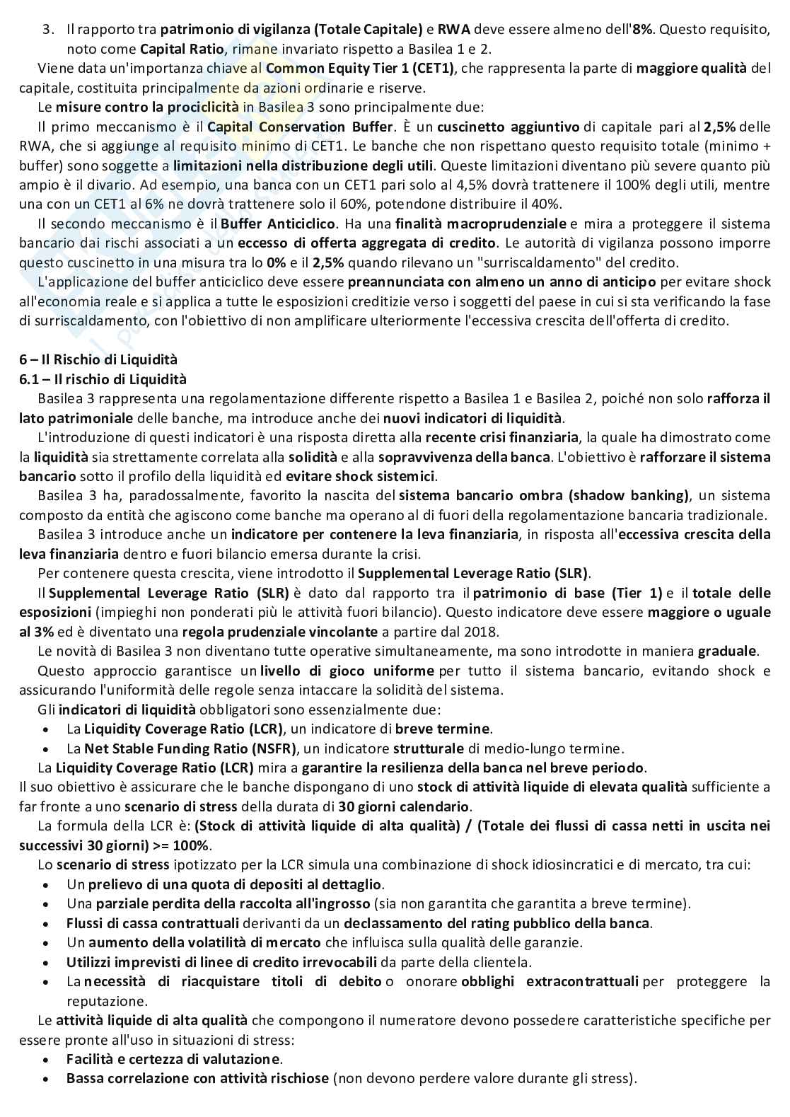 Economia degli intermediari finanziari Pag. 36