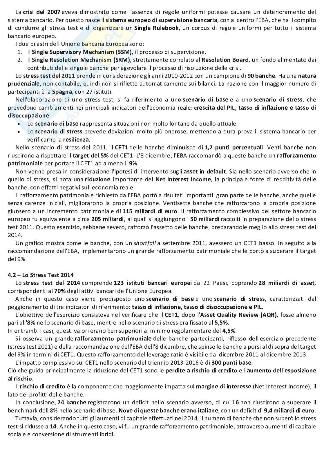 Economia degli intermediari finanziari Pag. 46