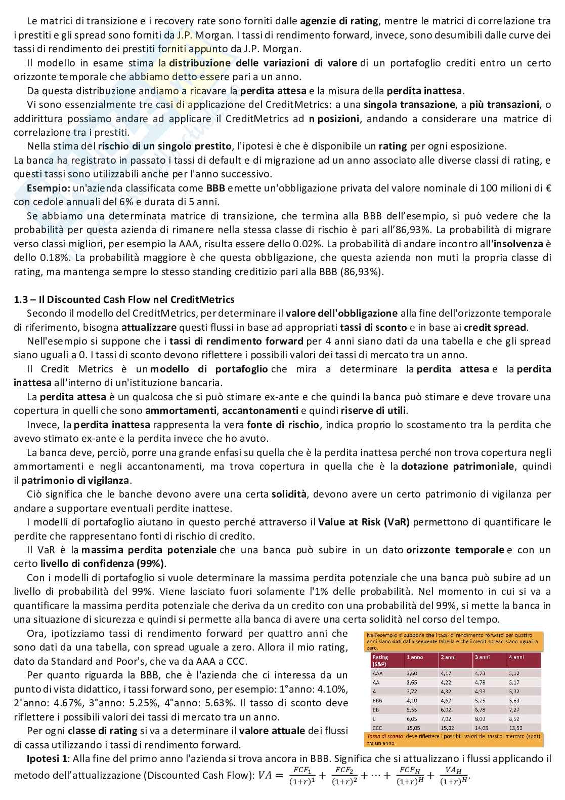 Economia degli intermediari finanziari Pag. 51