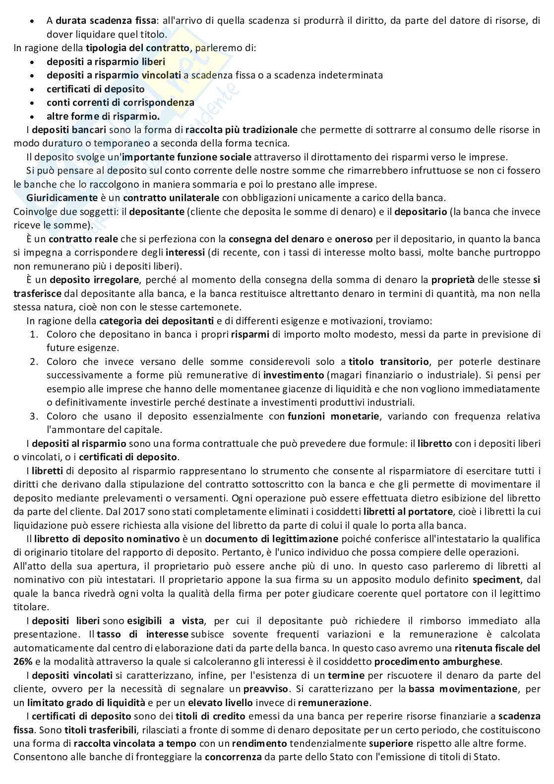 Economia degli intermediari finanziari Pag. 76