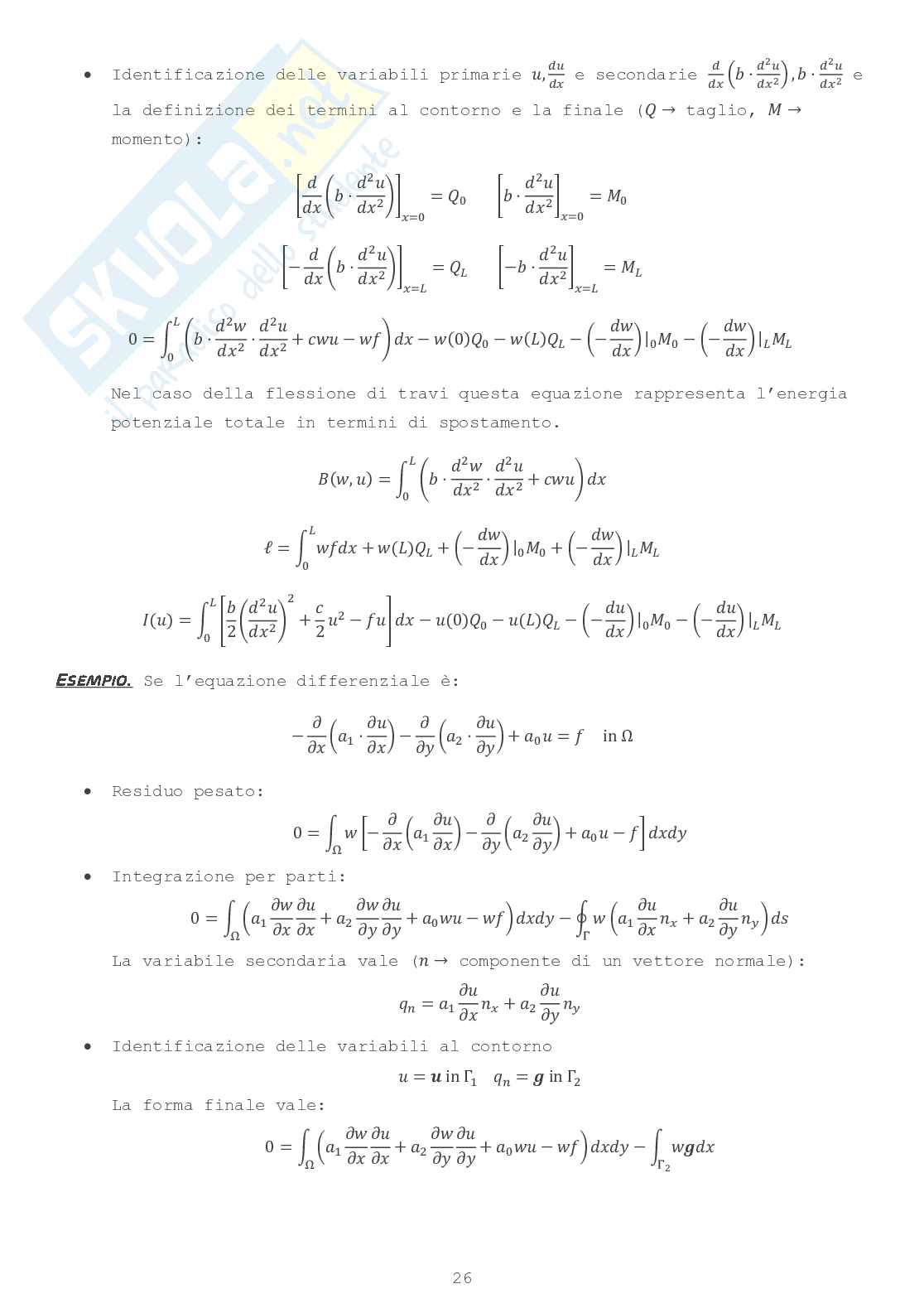 Metodi numerici per l'ingegneria civile M Pag. 26