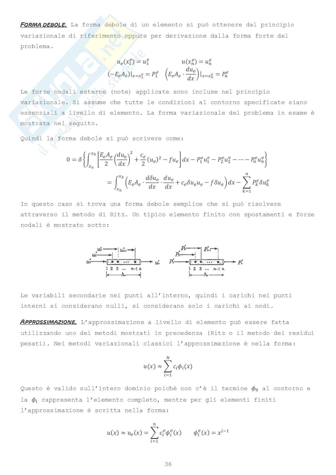 Metodi numerici per l'ingegneria civile M Pag. 36