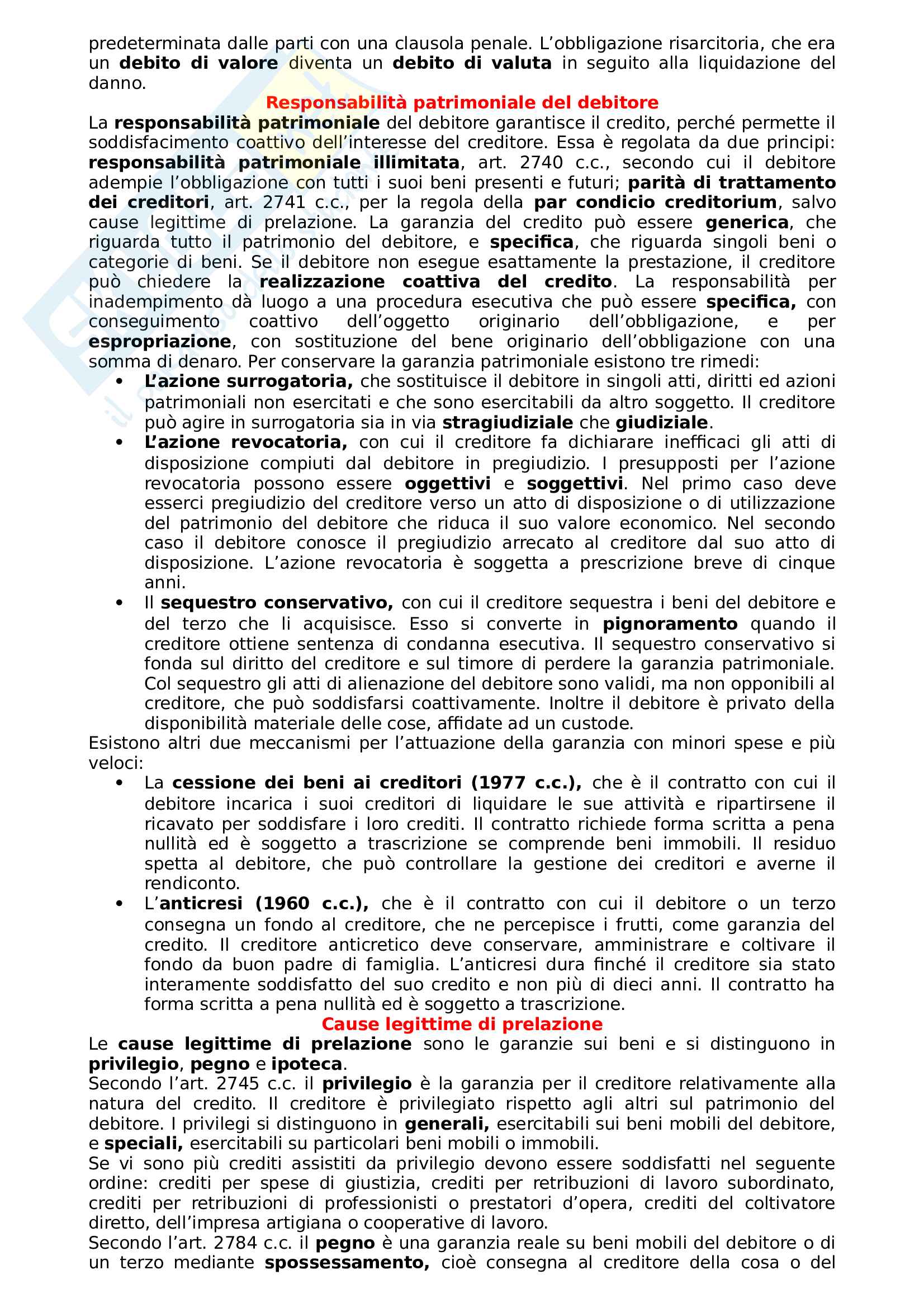 Diritto privato,  riassunto Pag. 21