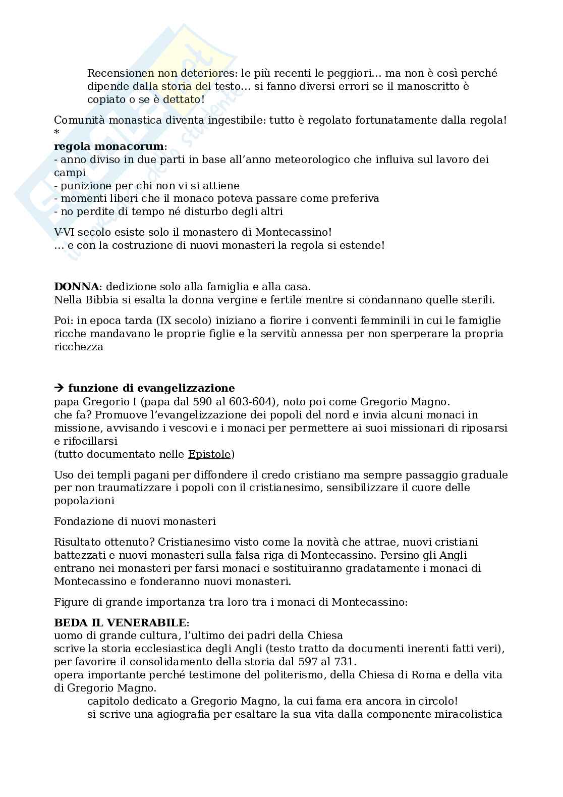 Letteratura Latina Medievale e Trotula Pag. 2