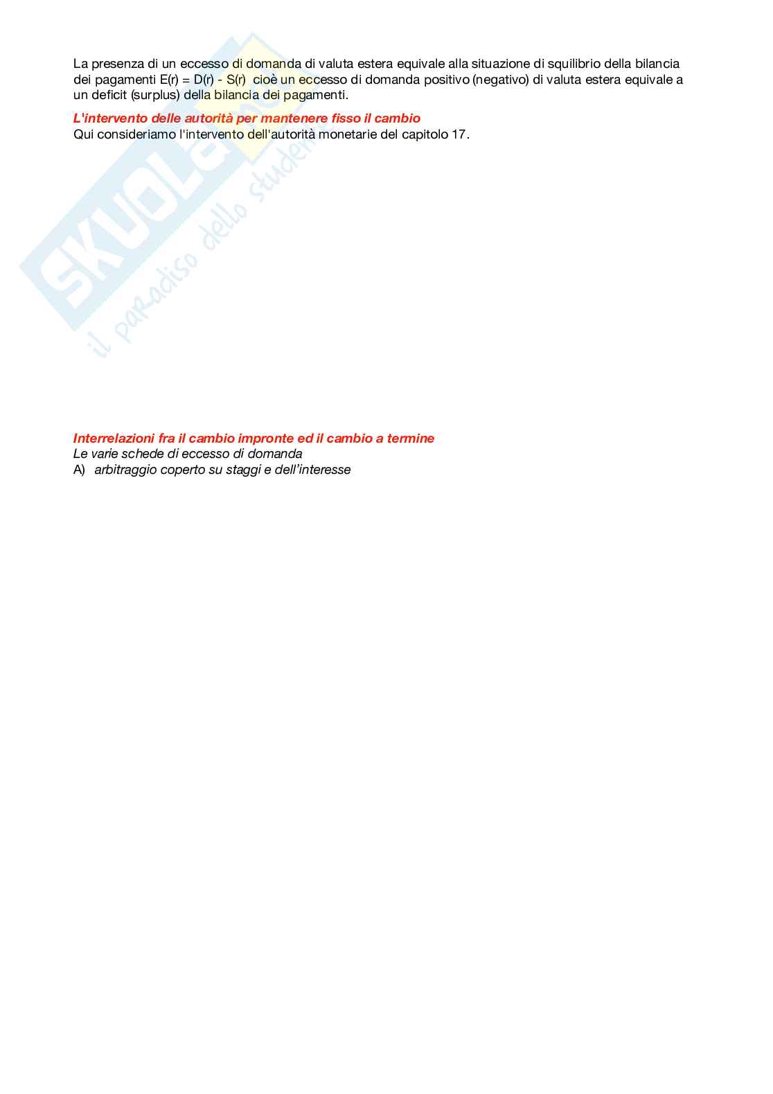 Integrazione monetaria internazionale ed Unione Europea (Area valutaria ottima, SME) Pag. 2