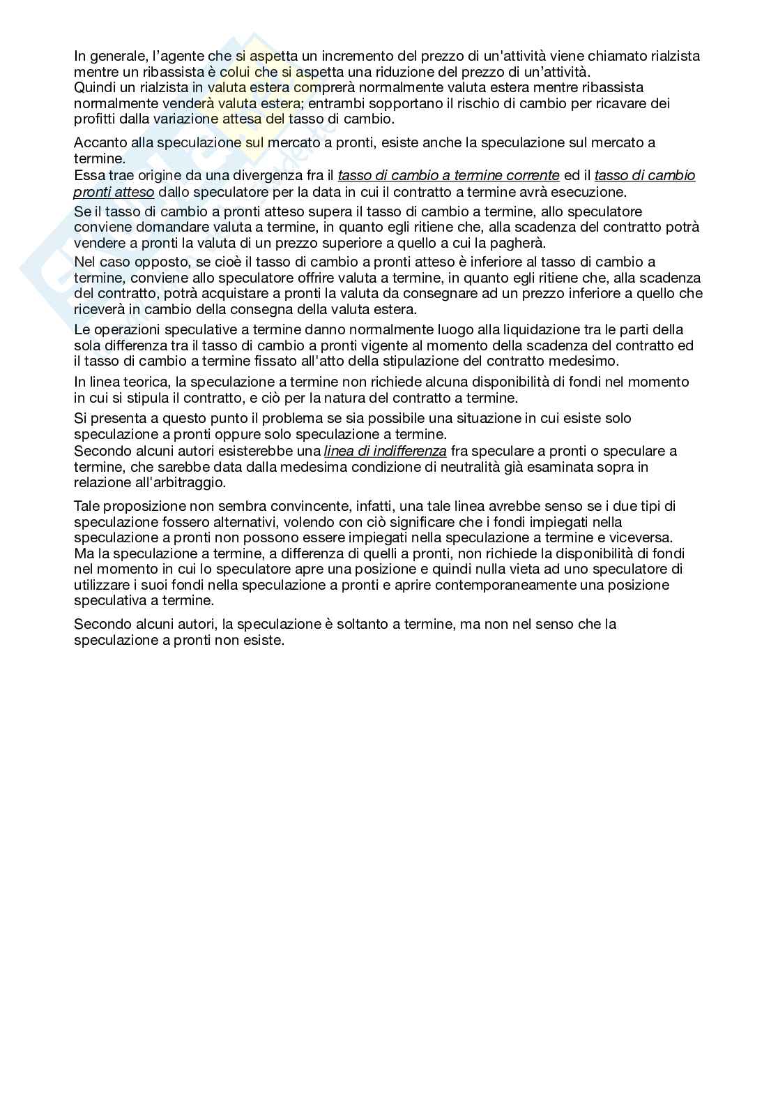 Integrazione monetaria internazionale ed Unione Europea (Area valutaria ottima, SME) Pag. 6