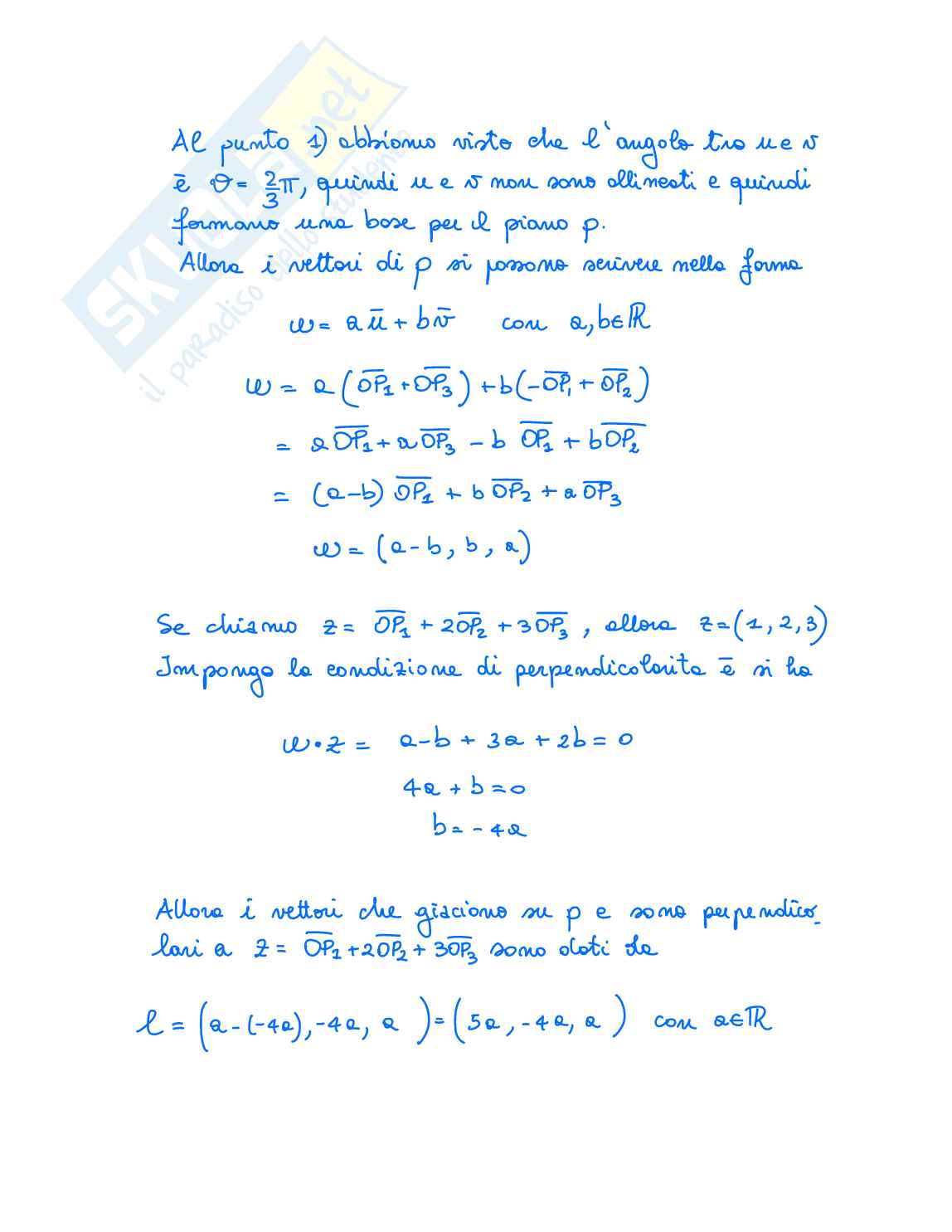 Esercitazione svolta Algebra lineare Pag. 6