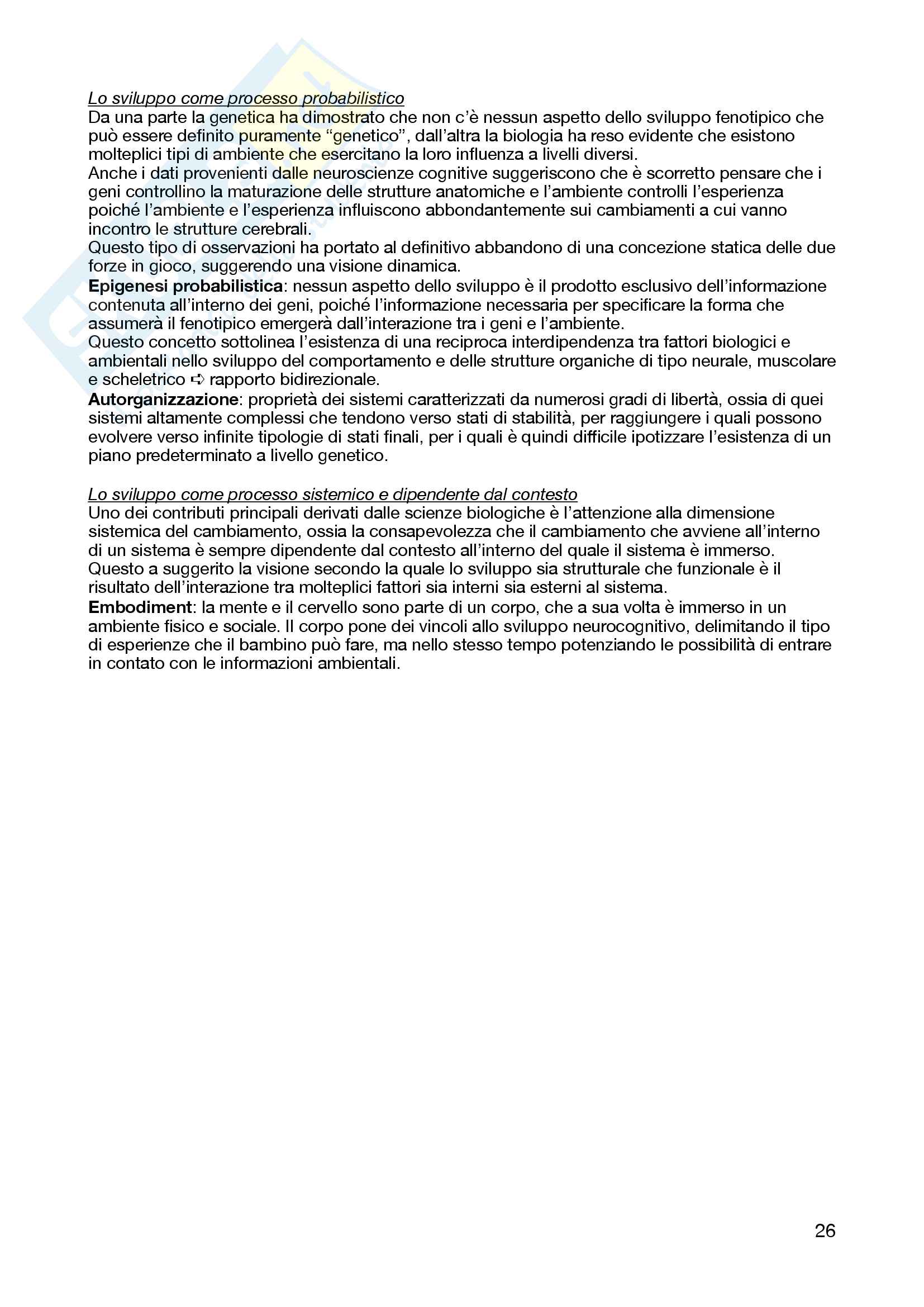 Lo sviluppo della mente umana Pag. 26