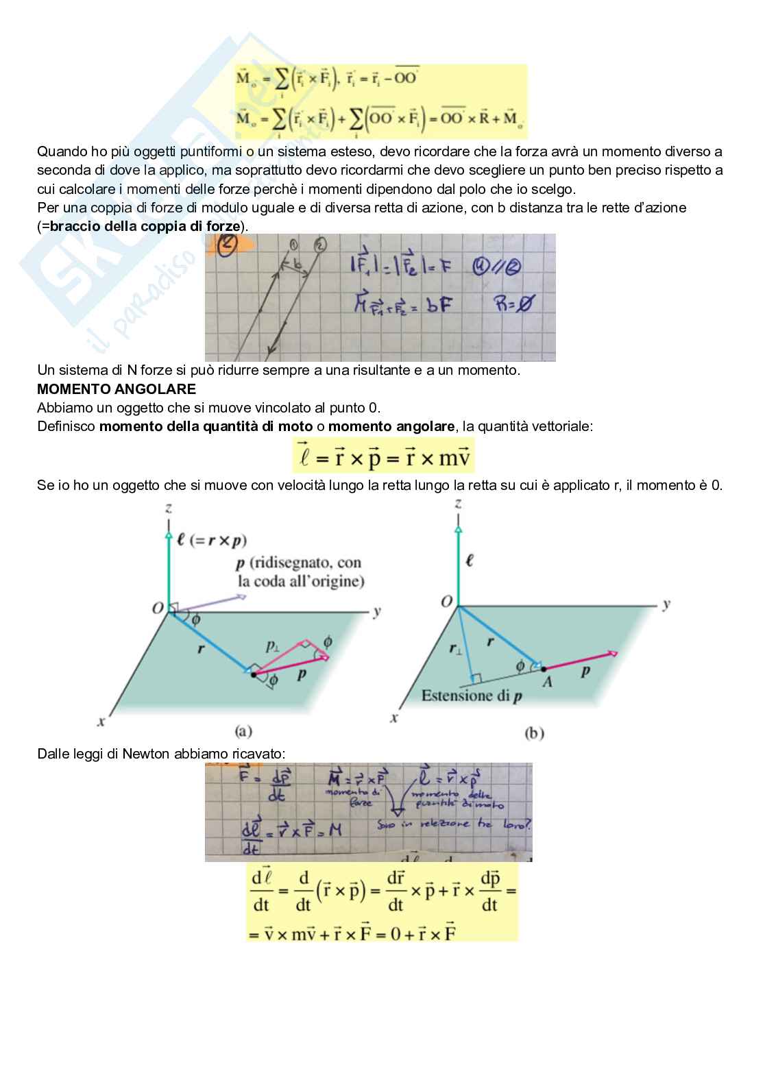 Riassunto integrale corso Fisica 1 (Prof. Soramel) Pag. 66