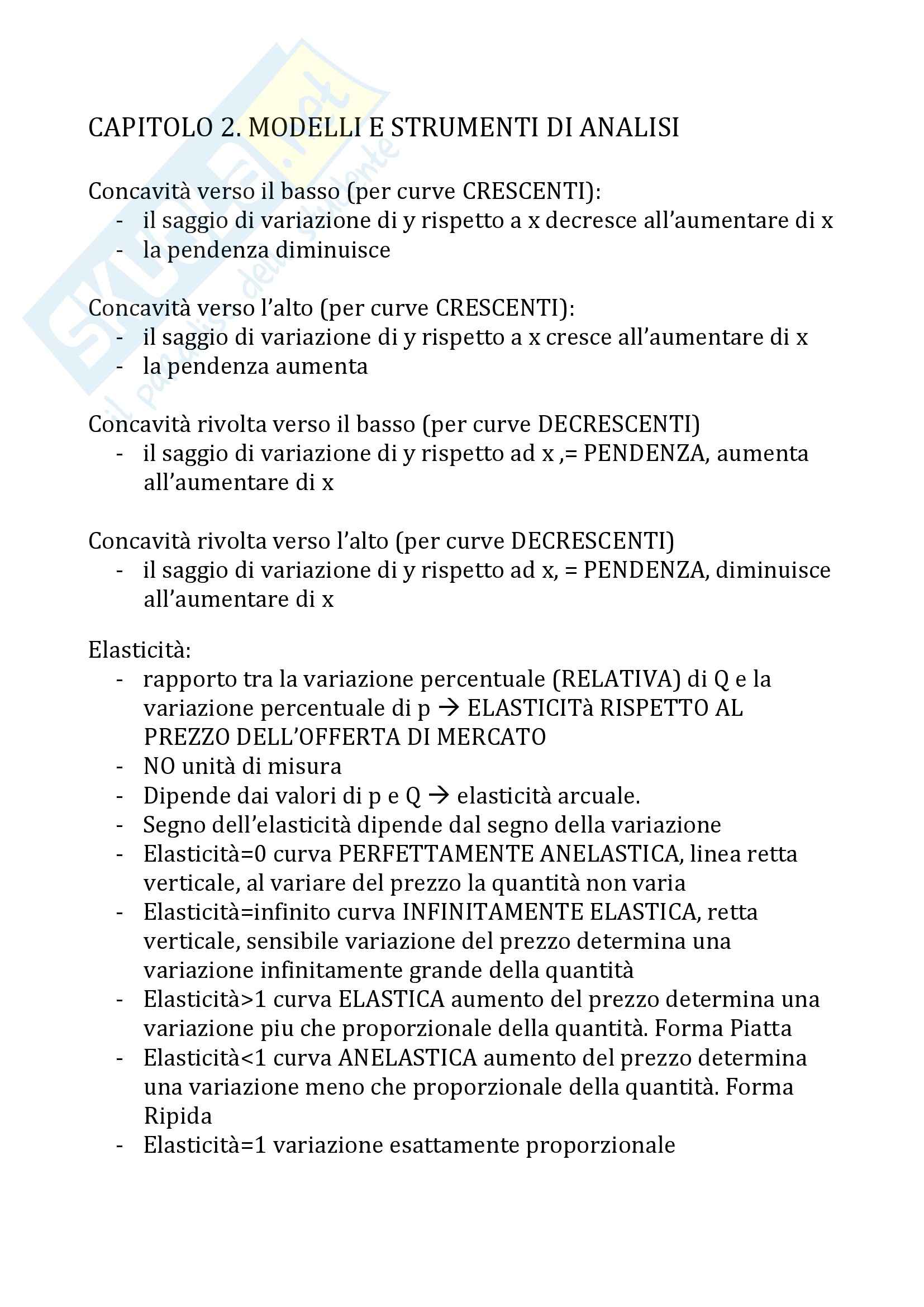 Economia Politica -  Schemi del Prof. Antonelli Pag. 1