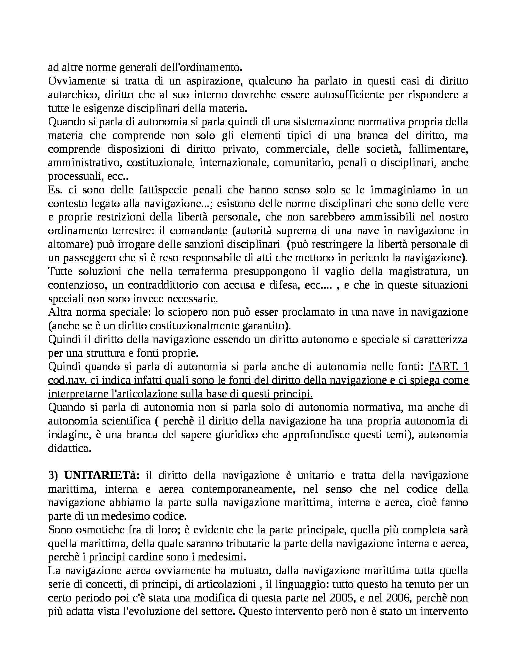 Diritto della navigazione - Appunti Pag. 2