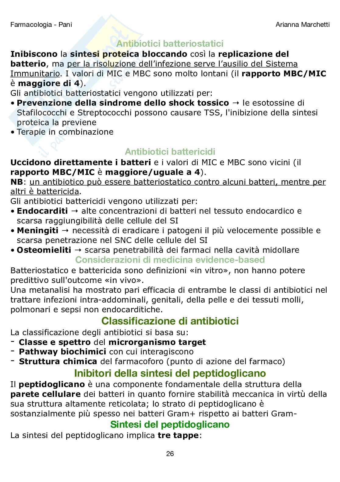 Appunti Farmacologia Pag. 26