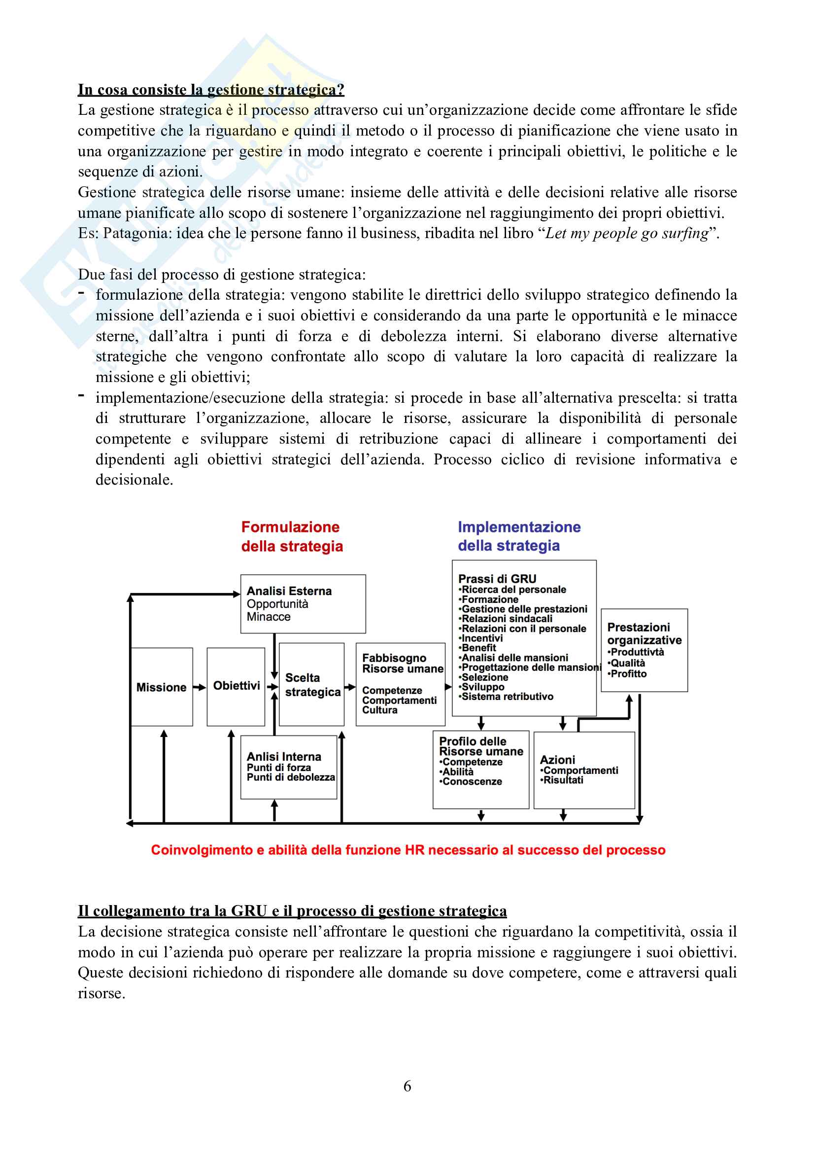 Riassunto esame risorse umane, prof. Prandstraller, libro consigliato Gestione delle risorse umane, Noe, Gerhart, Wright Pag. 6